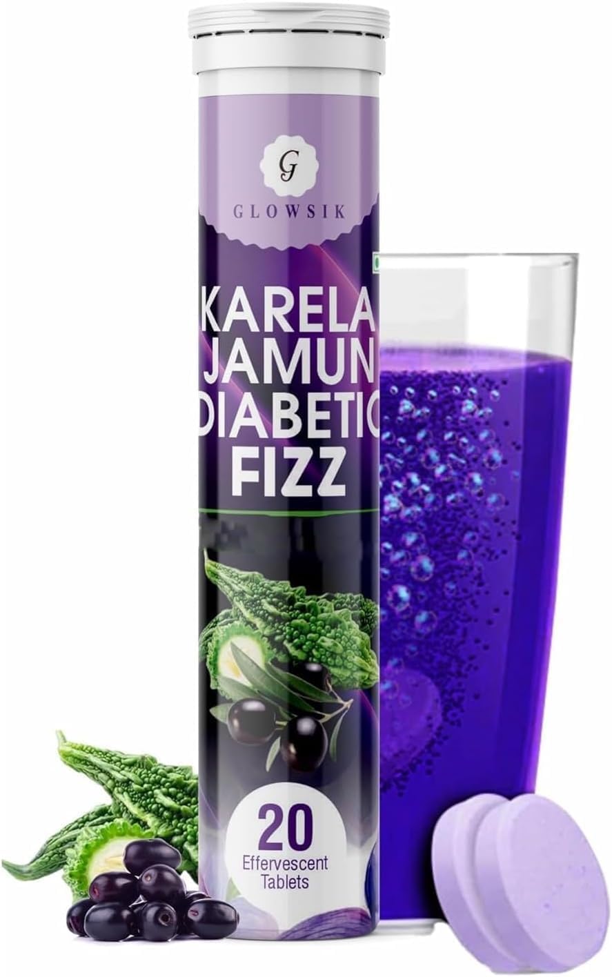 Ayurvedic Karela Jamun Effervescent Tablets (20 Tablets) (1)