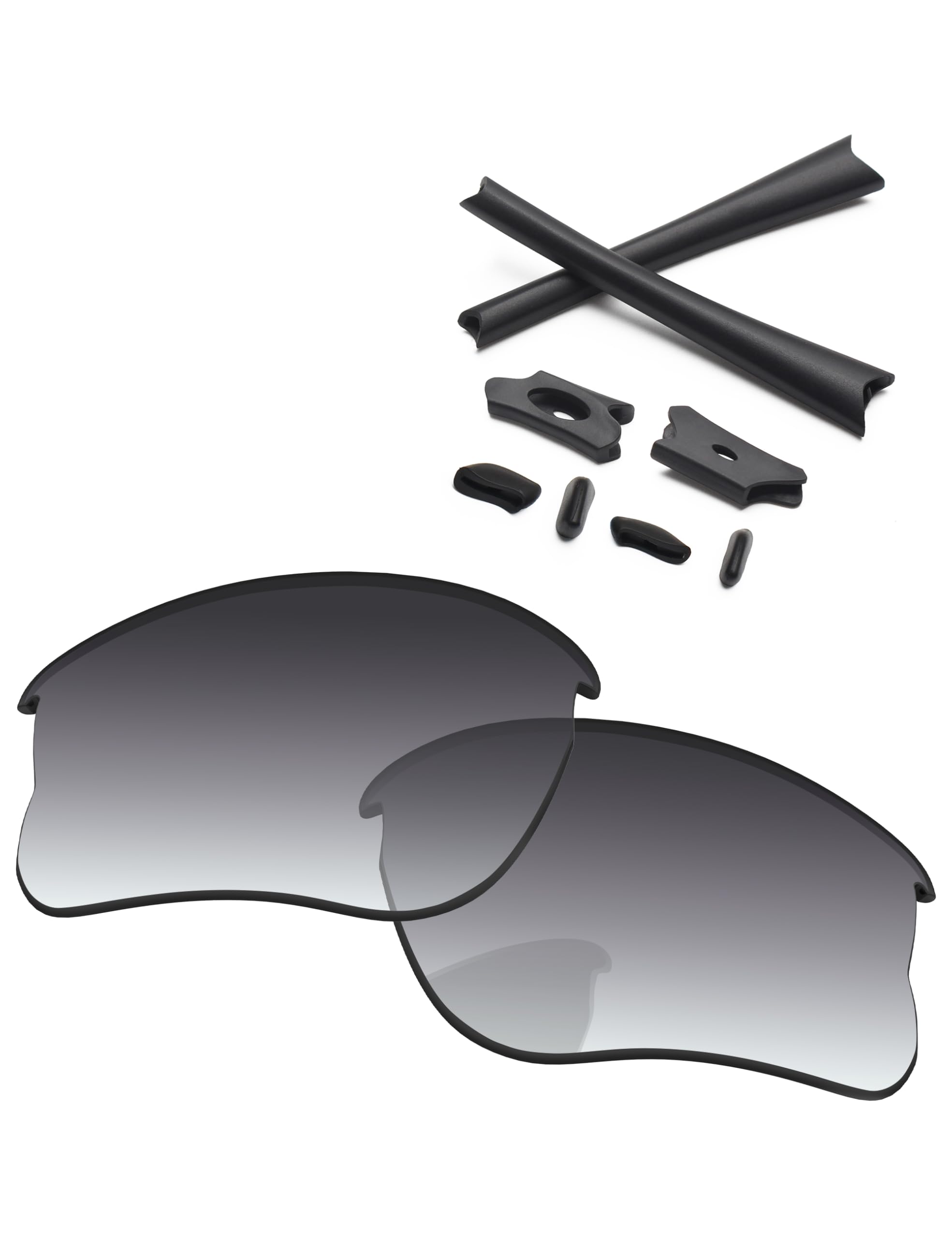 Ersatzlinsen & Gummi-Kits für for Oakley Flak Jacket XLJ OO9009