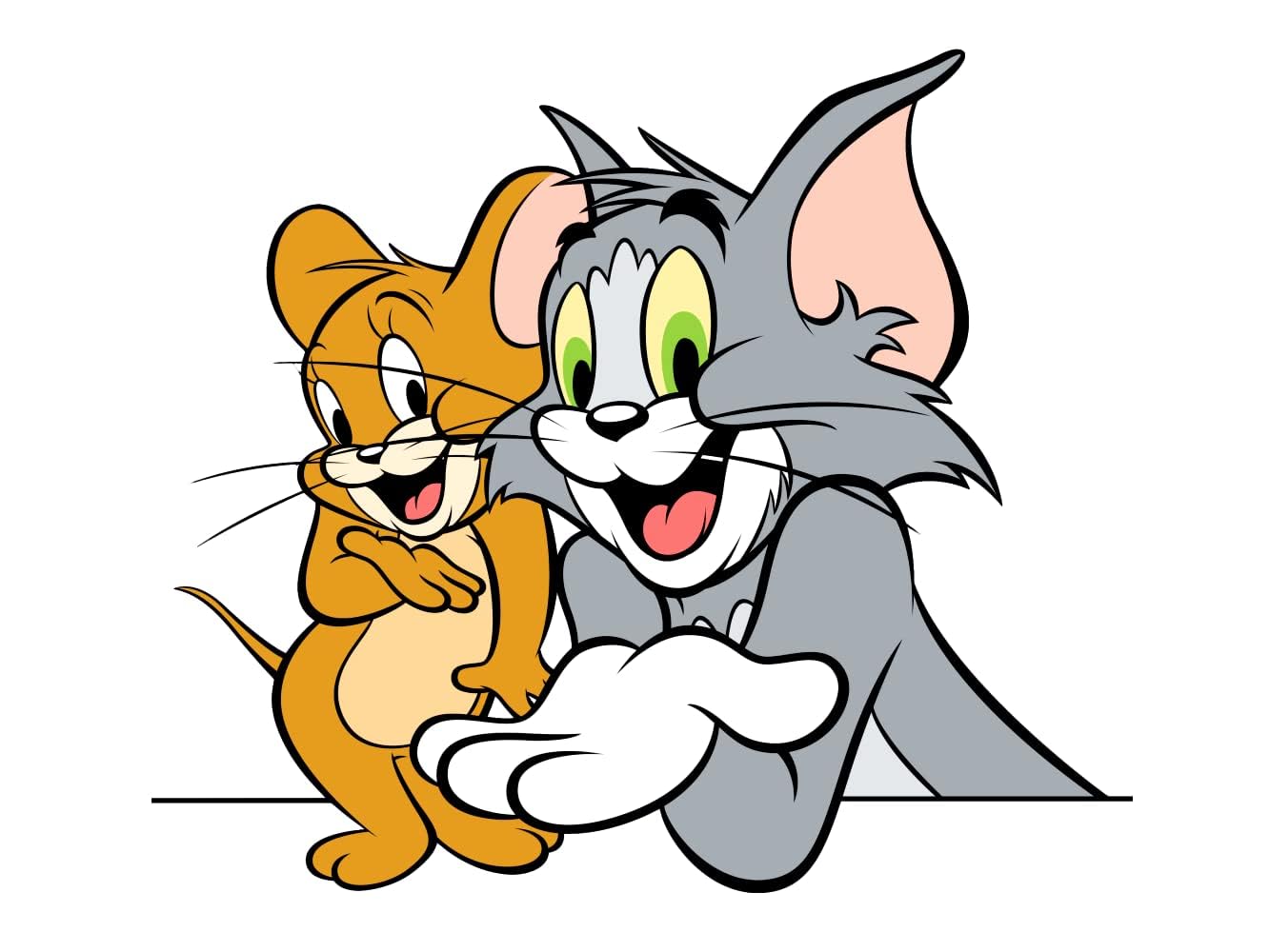 GADGETS WRAP Tom and Jerry Wall Sticker for Bed Room Kids Room Living Room Office(Size - 38 Cm x 41 Cm)-image-18
