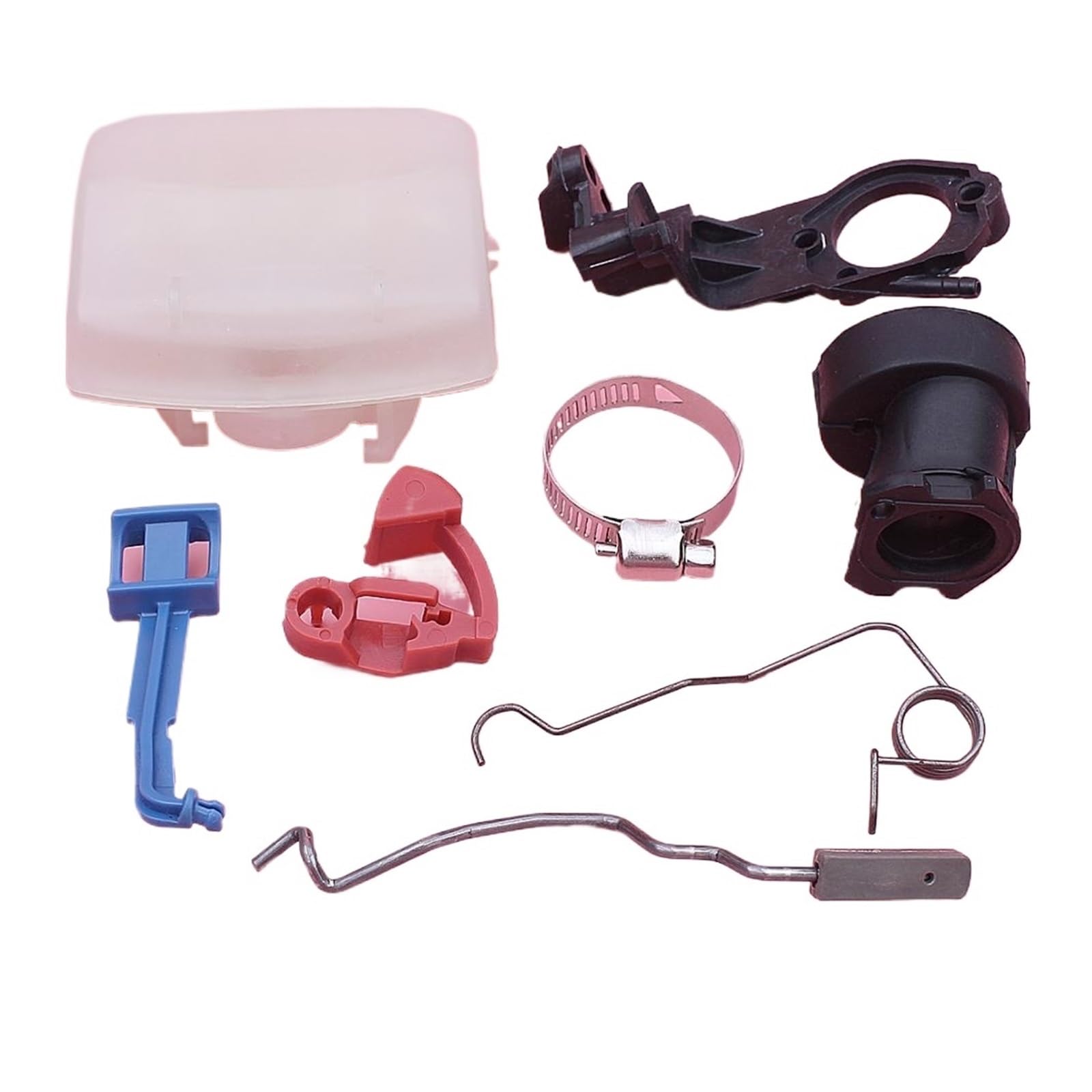 Flangia del collettore di aspirazione, Filtro dell'Aria Compatibile con Husqvarna 340, 345, 346XP, 350, 353, Molla dell'acceleratore, Interruttore, Motosega, Parte di Ricambio