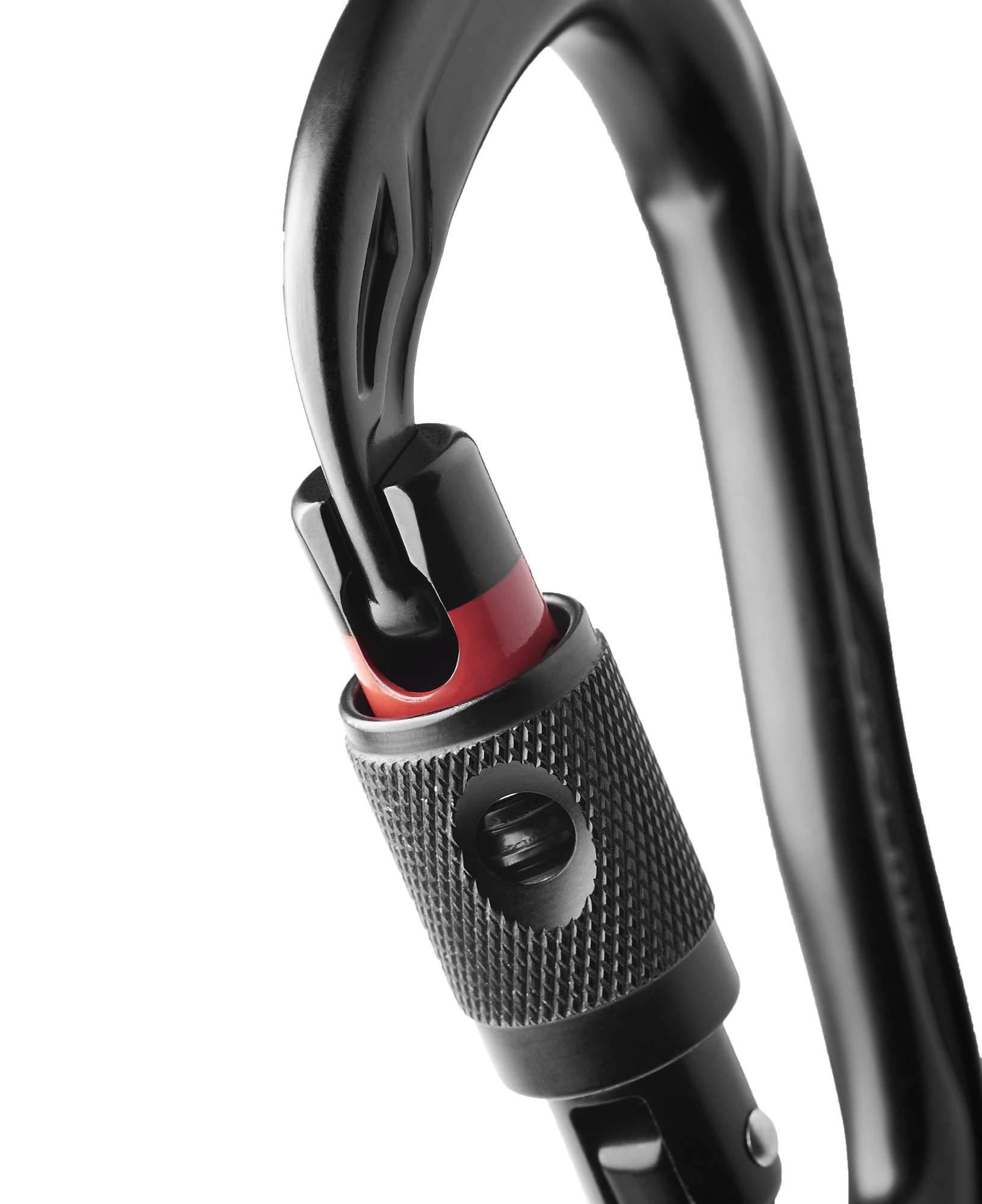 Edelrid HMS Bullet PermaLock Karabiner mit zusätzlicher Verriegelung der Verschlusshülse