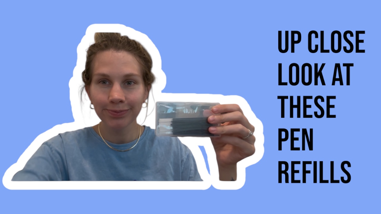 Watch Up Close Look at Pen Refills on Amazon Live