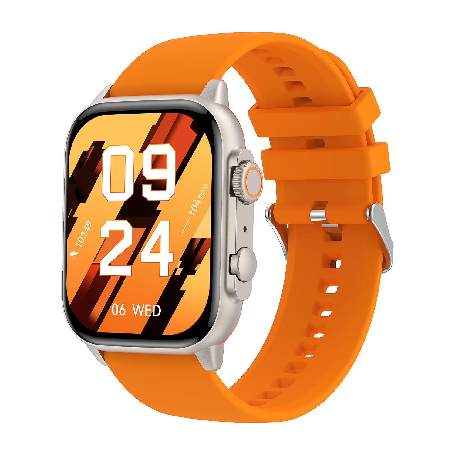 ZCWATCH V1223 Amoled 4.9 cm Hd, Bt Call, Al Asistan Spor&sağlık Yaşam Koçu, Gps Akıllı Saat (Turuncu)