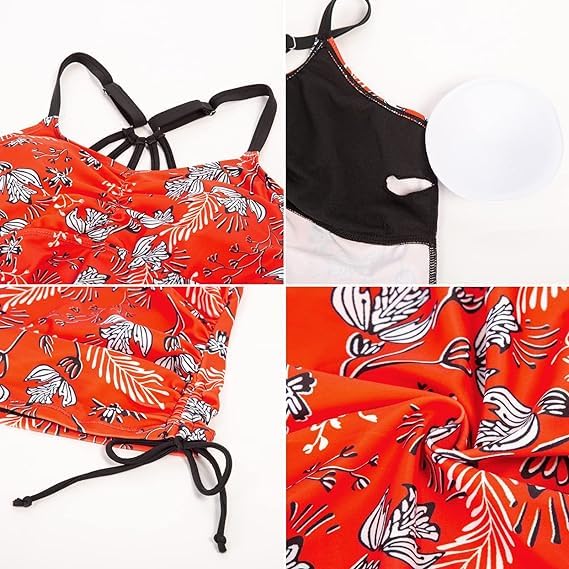 Maacie Umstandsbadeanzug Sommer Atmungsaktive Tankini Strand