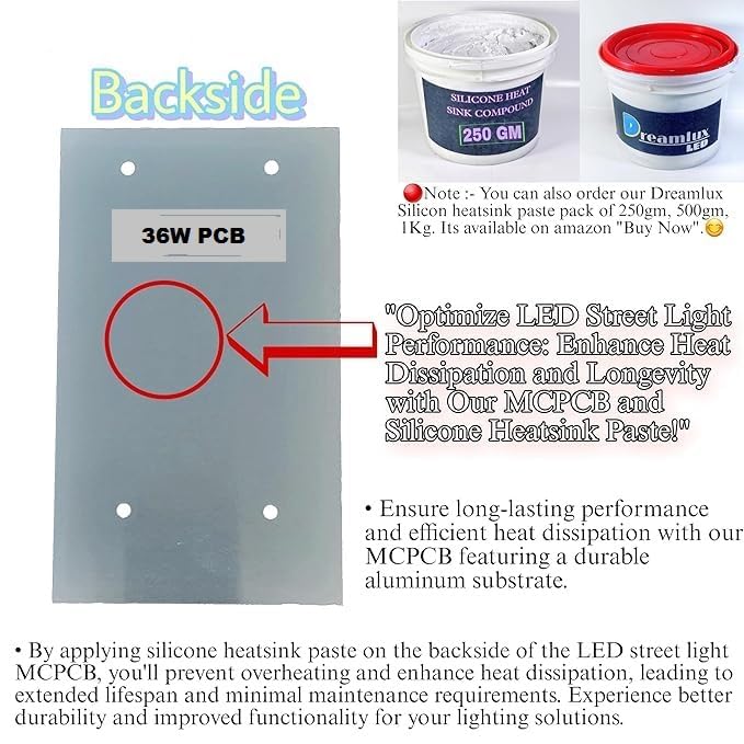 Image of 100W LED Flood Light PCB | Size 9 x 20 cm | for Repairing Street, Flood Light (Pack