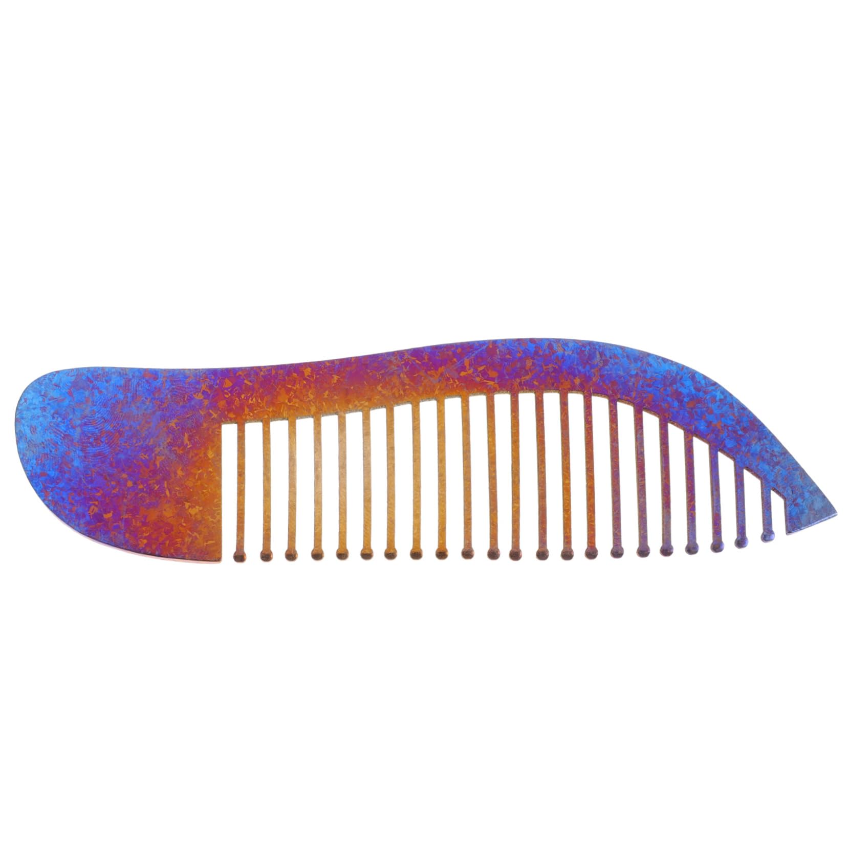 FOMIYES 5 Peines De Peluquería Con Anchos Y Suaves Para Peluquería Herramienta Portátil De Aleación De Titanio Estático.