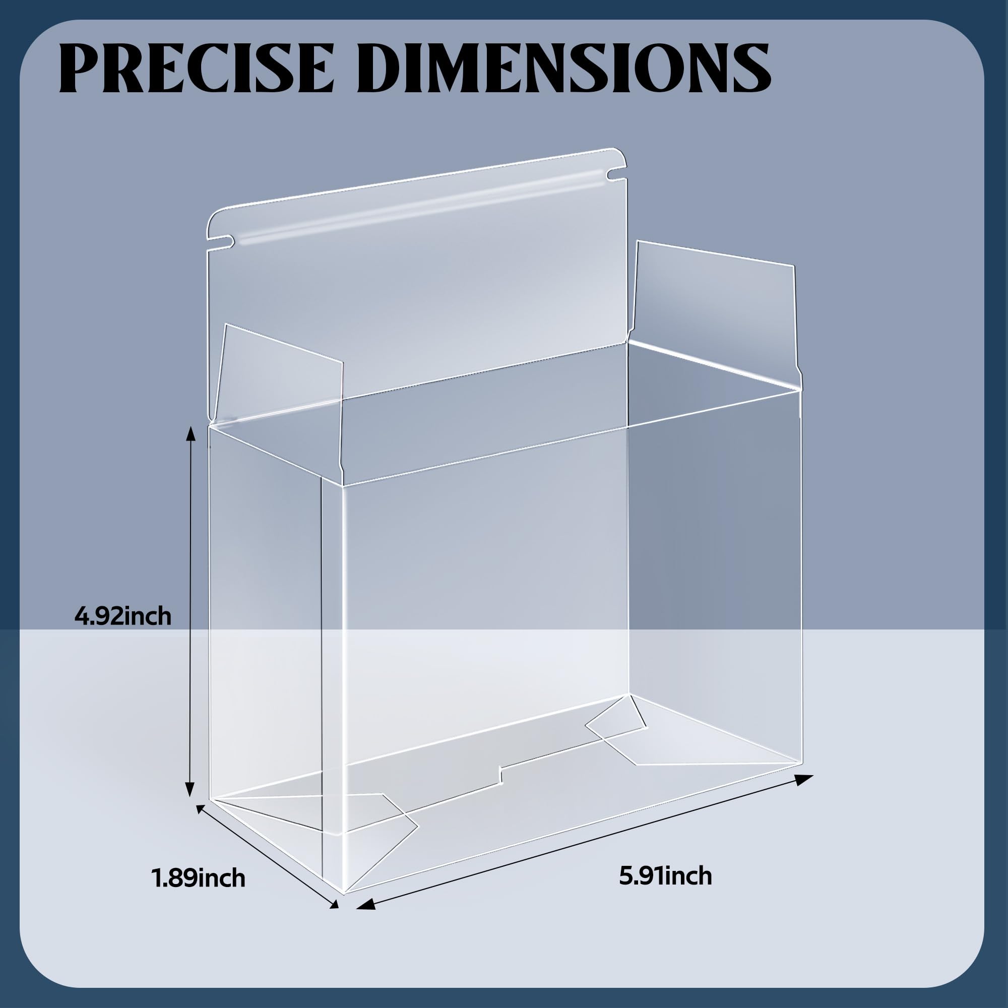 Amazon.com: DEDC 5 Packs Booster Box Display Protector, Clear 0.7mm PET Plastic Protective Box for MTG Collector & Play Booster Box, 5.91 * 1.89 * 4.92 inches Anti-UV Protective Storage Case : Toys & Games