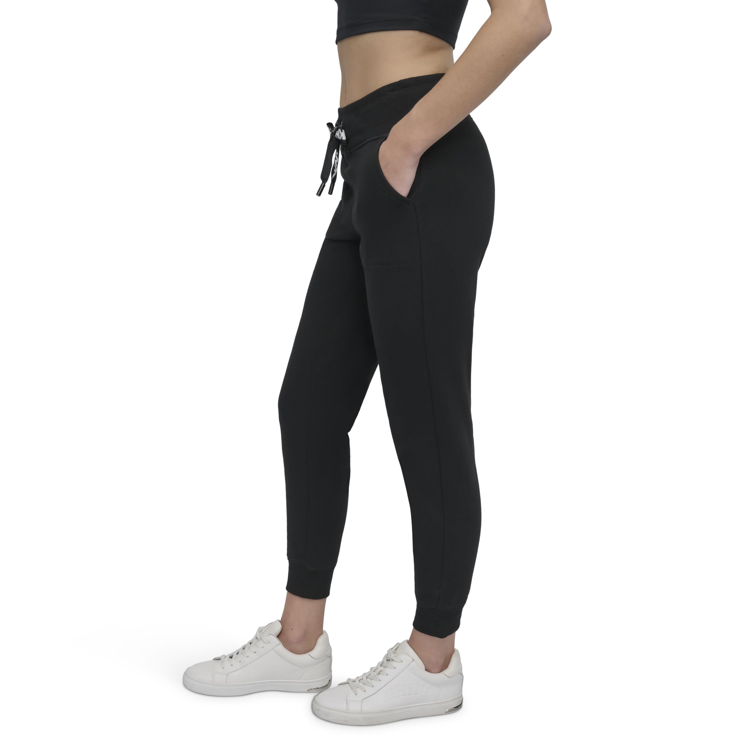 DKNY Jogger Logo Tape Pockets Soft Everyday Pant Pantalones Deportivos para Mujer