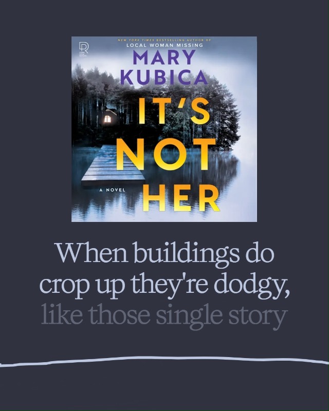 Image of It's Not Her: A Twisty Thriller about Two Families and a Chilling Lake Resort Crime from the Author of Local Woman Missing