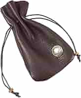 Amazon | 鹿革 巾着ポーチ 小物入れ ハンギング 革 本革 ディアスキン