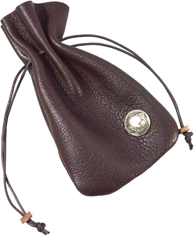 鹿革巾着ポーチ Amazon | 鹿革 巾着ポーチ 小物入れ ハンギング 革 本革 ディアスキン