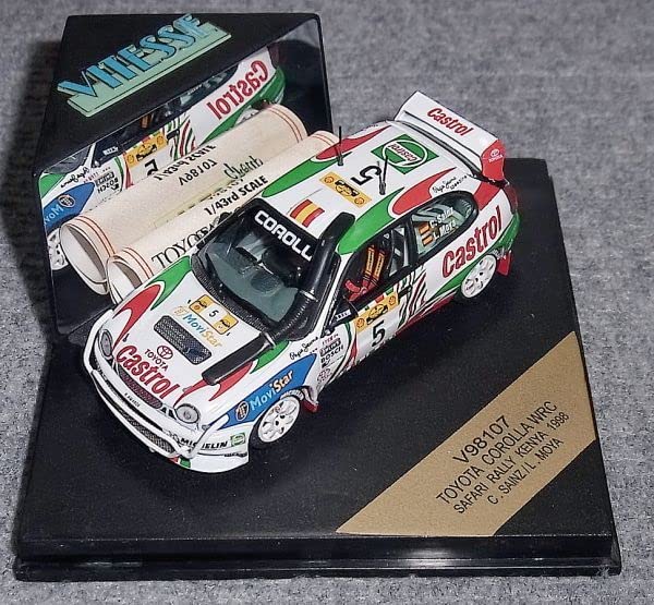 Amazon | V98107 1/43 ミニカー カローラ WRC サインツ サファリ