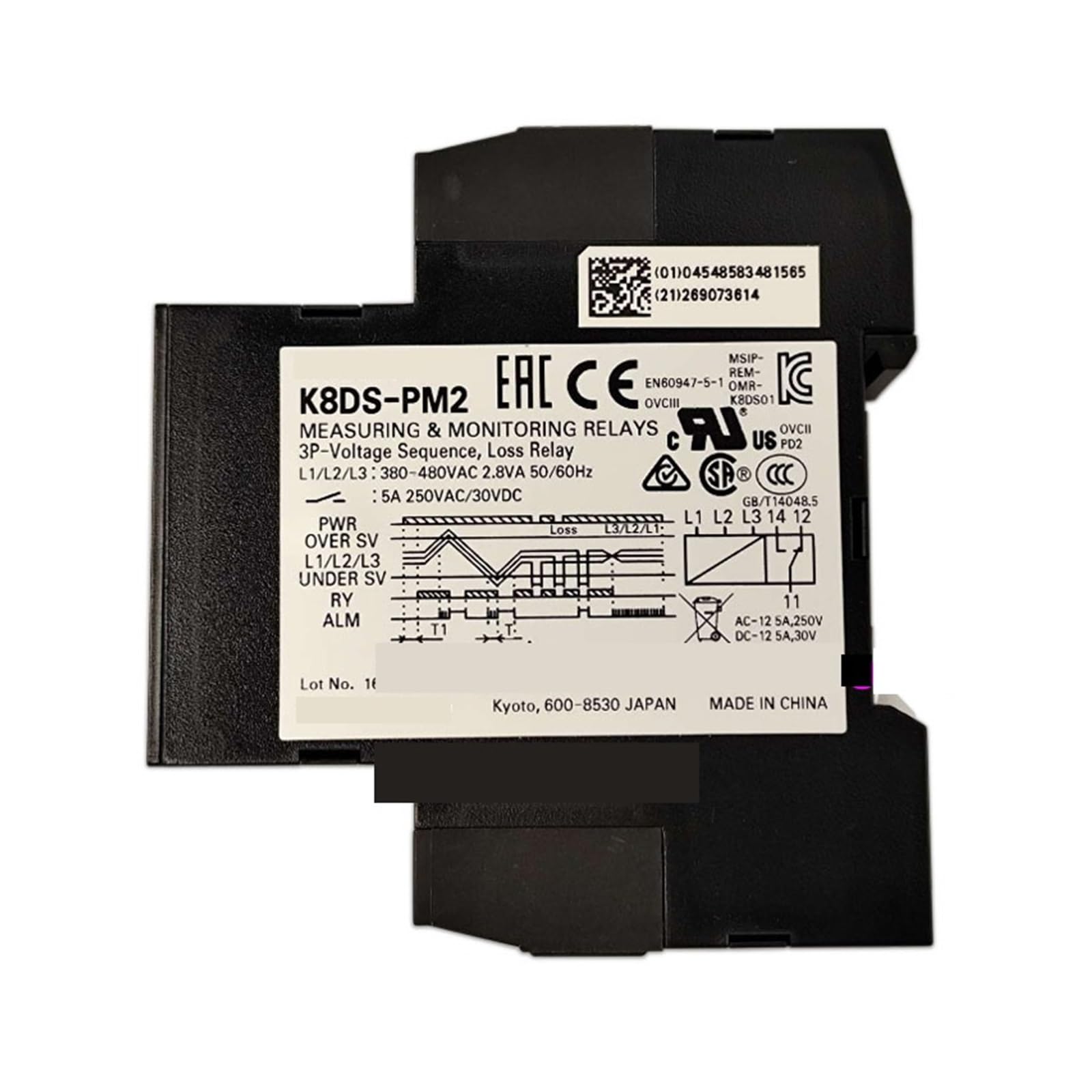 3-phase Protective Relay K8DS-PM1 K8DS-PM2 K8DS-PH1 K8DS-PH1-001 PA2