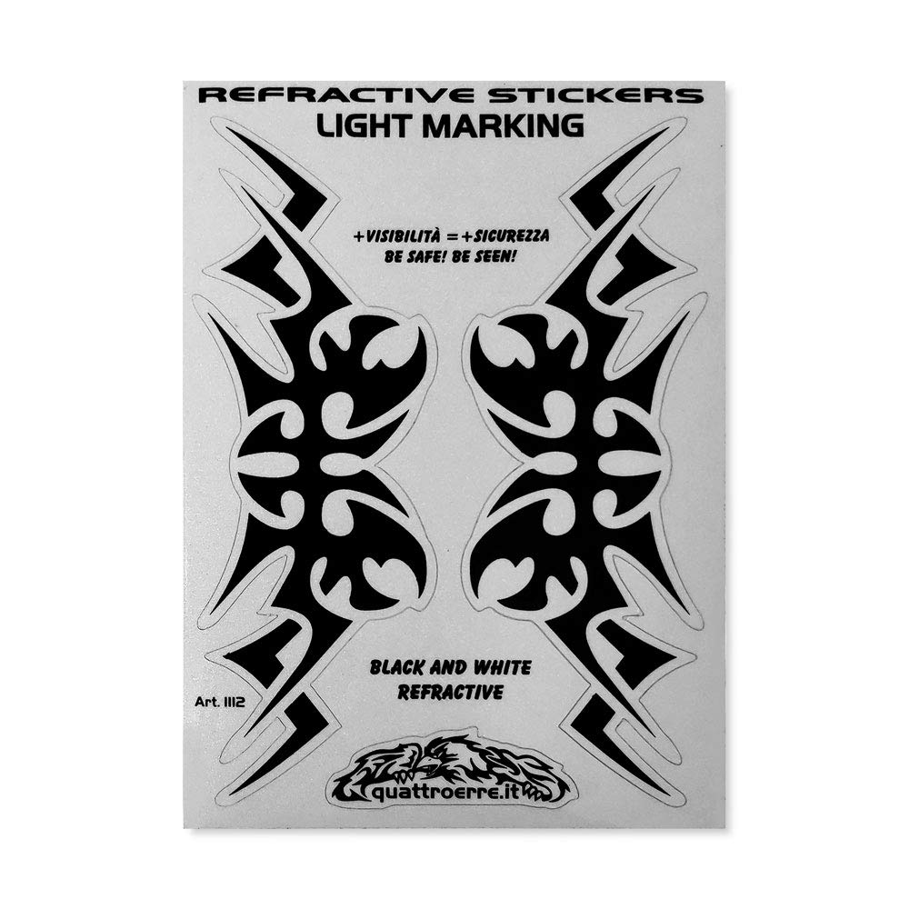 Quattroerre Stickers Light Marking Refractive Blade, 10 x 12 cm