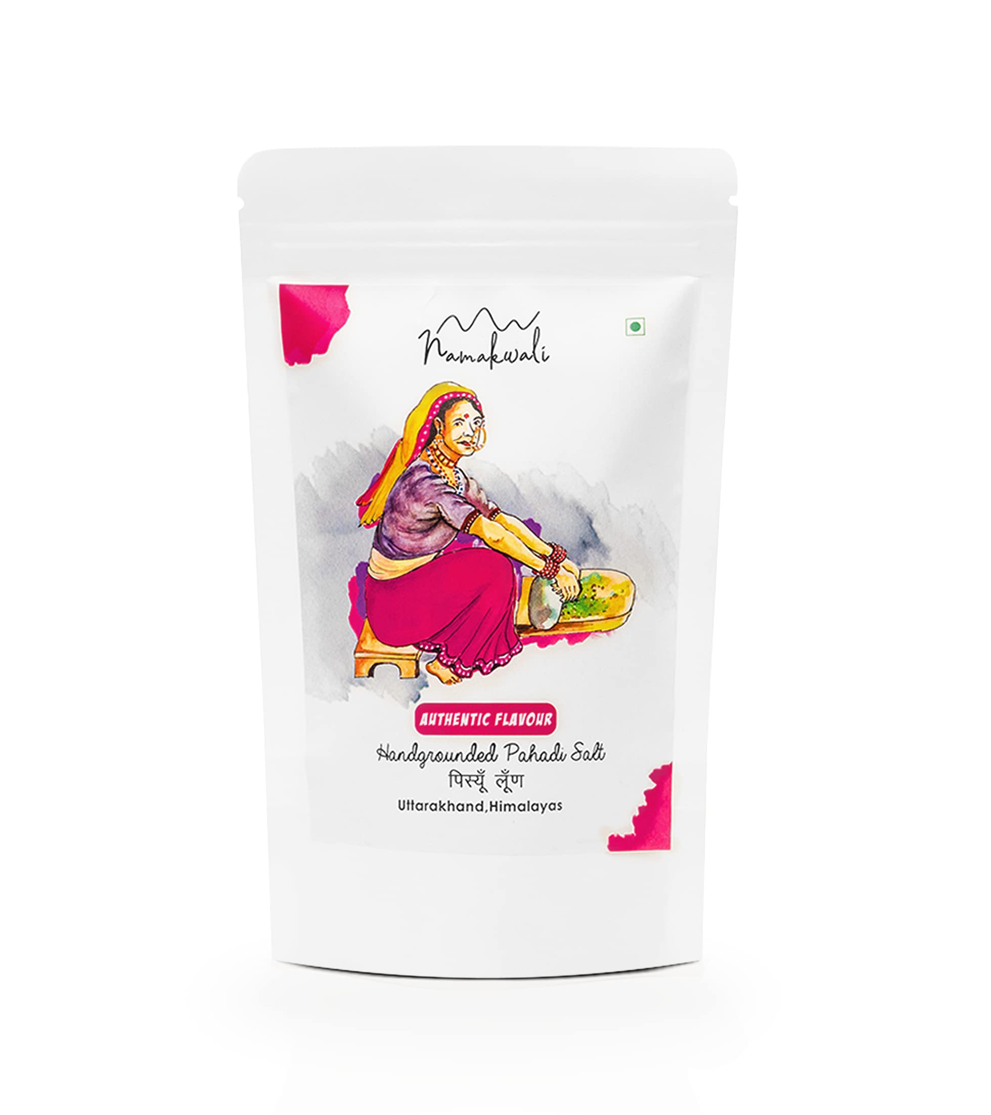 Namakwali Flavoured Pahadi Salt Mix Seasoning 200gm | Seasoning mix for Popcorn, Noodles, Salad, Raita, Juice, Fruits, Makhana and more | 100% Organic | SharkTank India Product