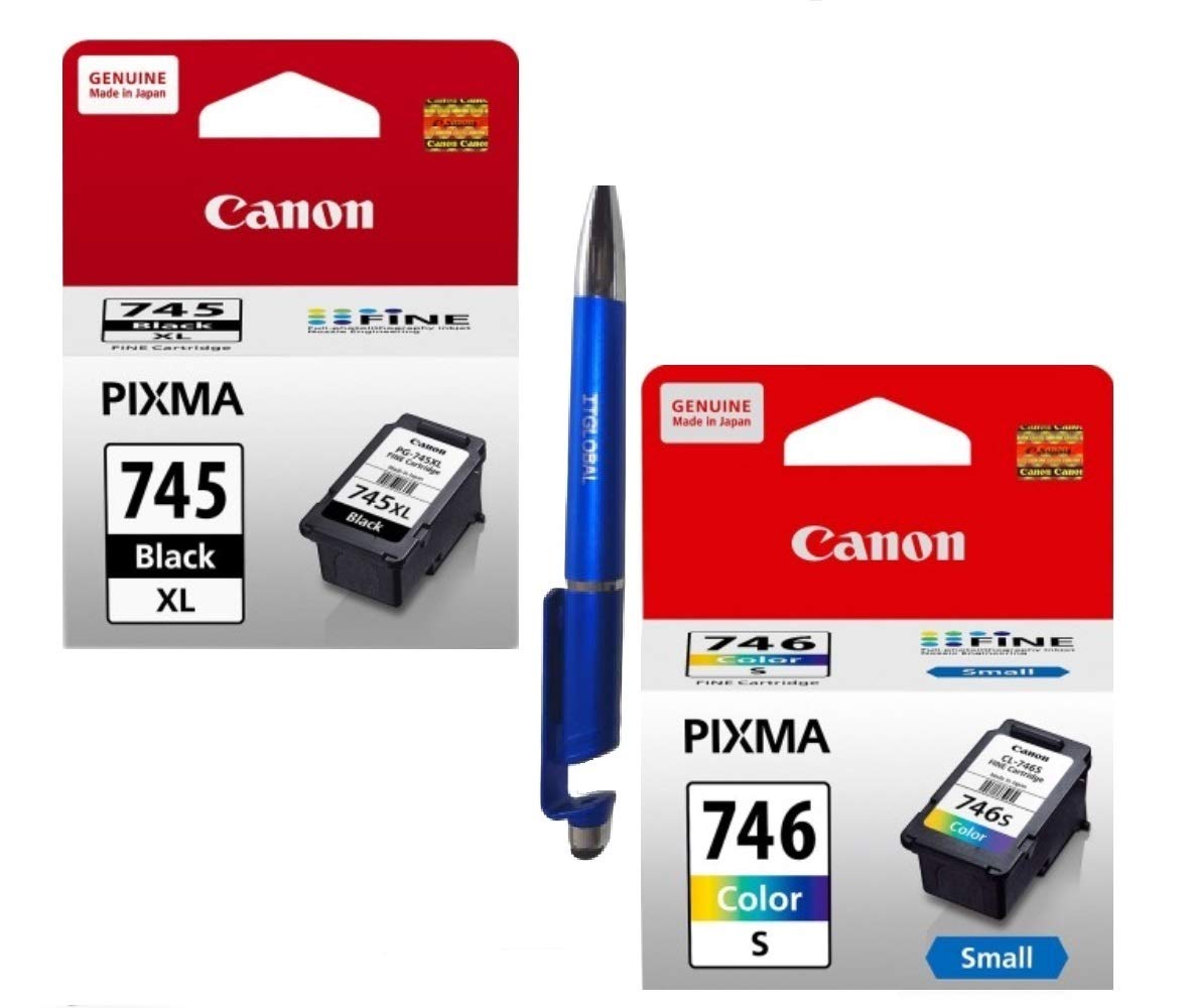 Canon PG 745XL & CL 746 Small Ink Cartridge TS 207 3170 3170S 3177S with ITGLOBAL 3in1 Multi-Function Mobile Phone Stand, Stylus Pen, Rotating Ballpoint Pen (Very Colors) (B081F8YHN7) Amazon Price History, Amazon Price Tracker
