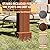 MUPATER 12x20 FT Retratable Wooden Pergola Gazebo for Patio with Arched Roof and Stakes, Outdoor Pergola Garden Shelter Cedar Framed for Backyard,Deck,Garden