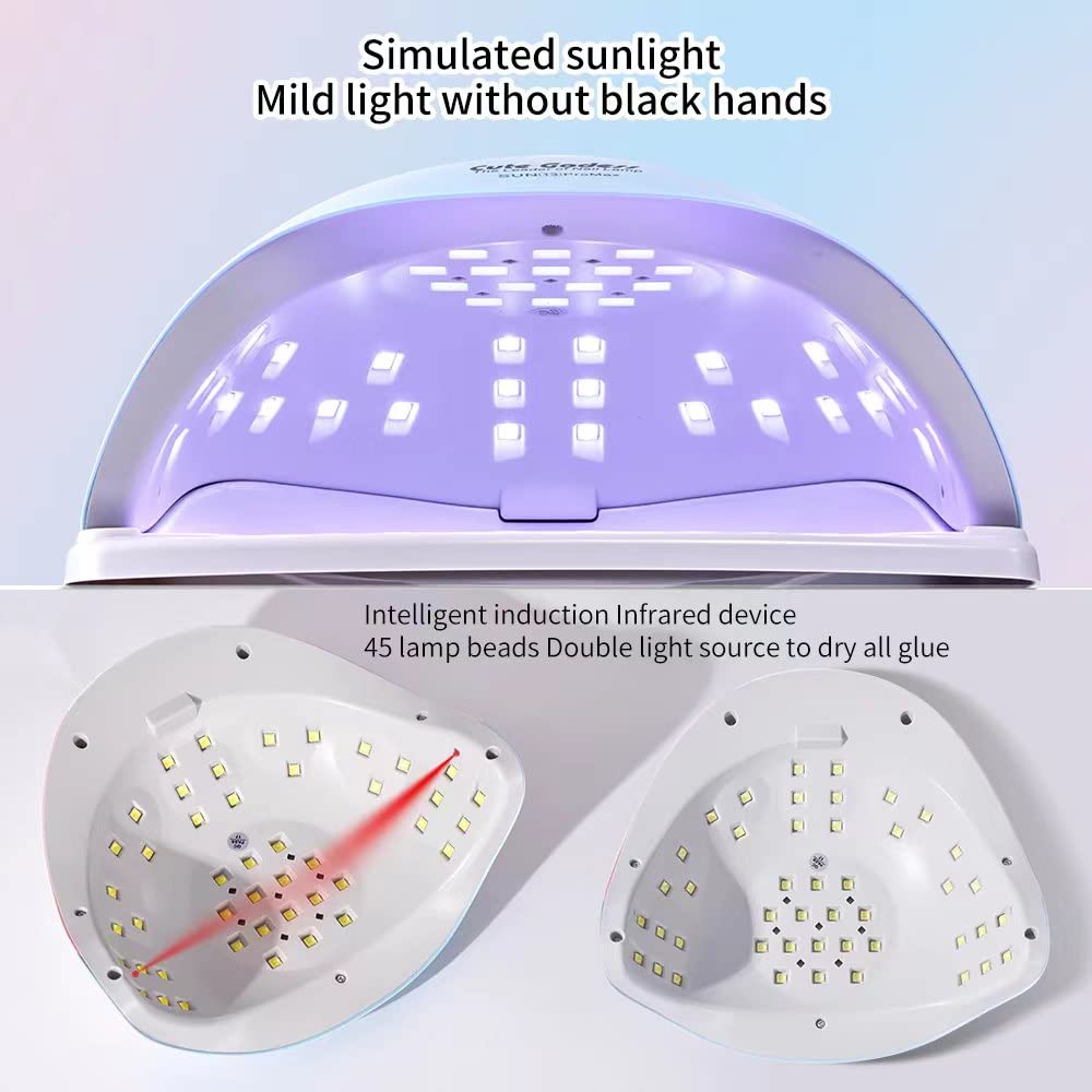 UV LED Nail Lamp for Gel Polish with Auto Sensor and Timer