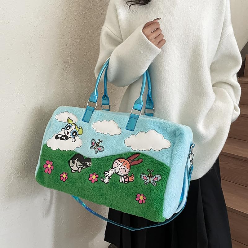 Y2K Fashion Handbag for Women, Crossbody Bag Aesthetic Grunge Shoulder Handbags Coquette Cutecore Sling Purse Kawaii (green)4