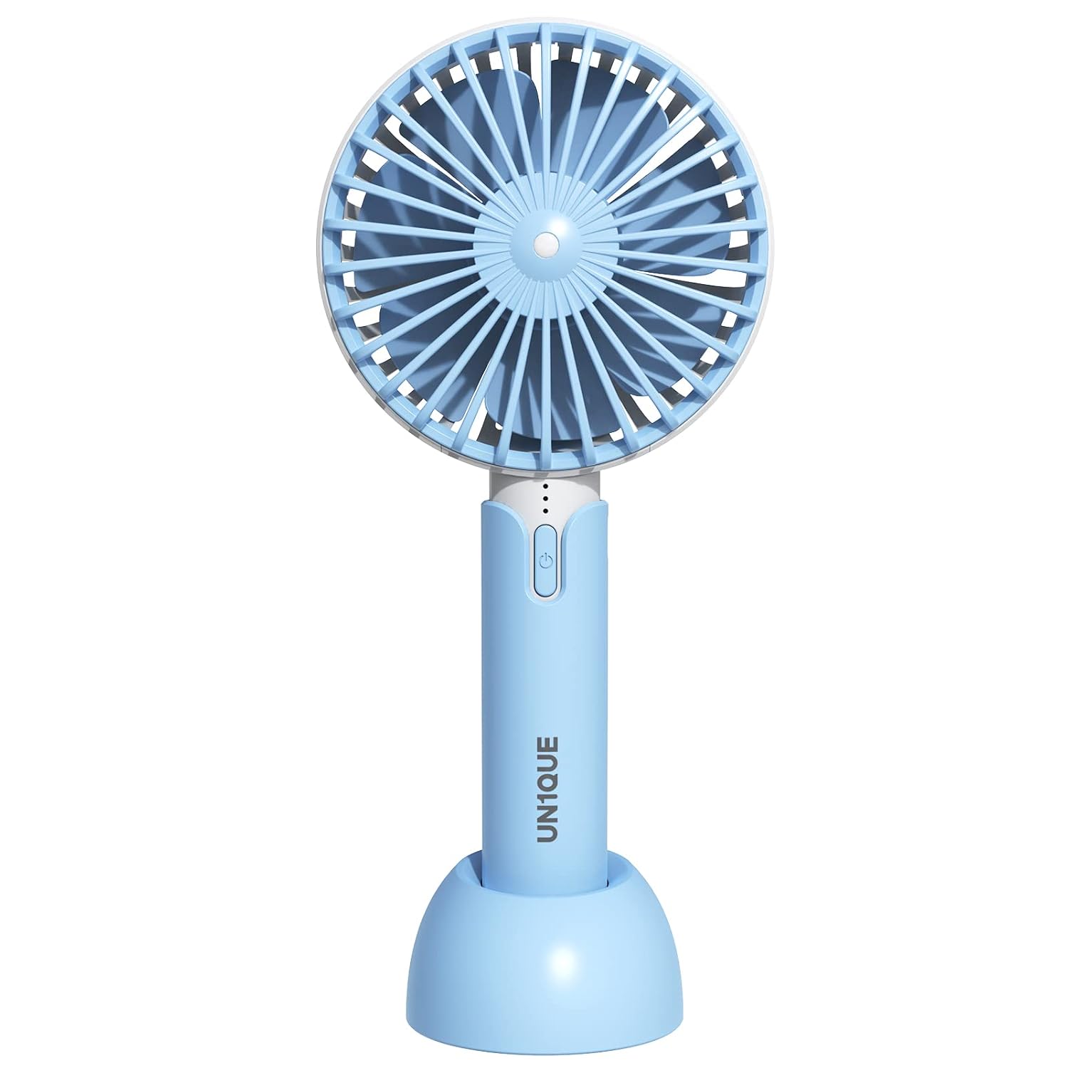 UN1QUE Mini Fan Portable Hand Fan with Powerful Brushless Motor - Small, Lightweight,3 Speeds,USB Rechargeable for Indoor ...