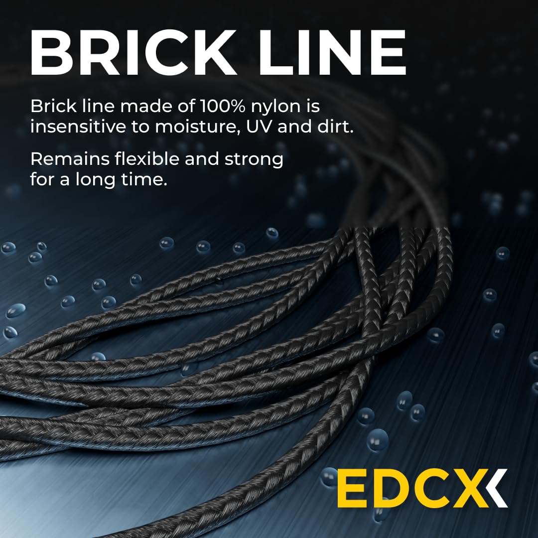 Filo Da Muratore In Nylon ⌀1,7mm - 50m, Arancione E Nero, Per Edilizia E Giardinaggio - Foto 8