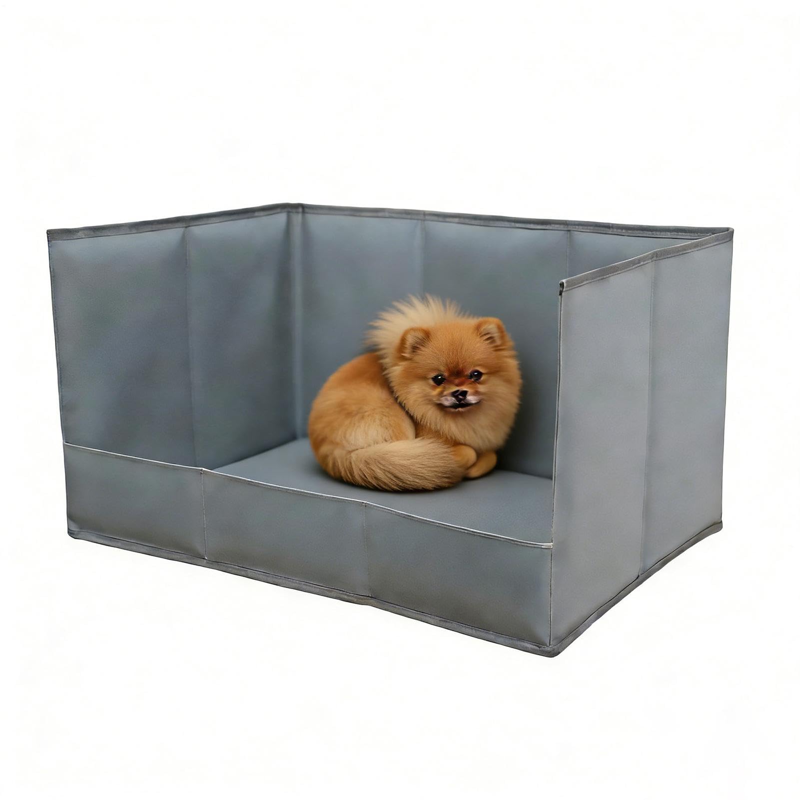 Vasino Per Cuccioli Con Pareti Alte Portatile Pieghevole Impermeabile | Vasino Per Cuccioli E Bagno Per Animali Domestici per Manutenzione Pulizia Balcone Terrazza Appartamento Soggiorno Esterno