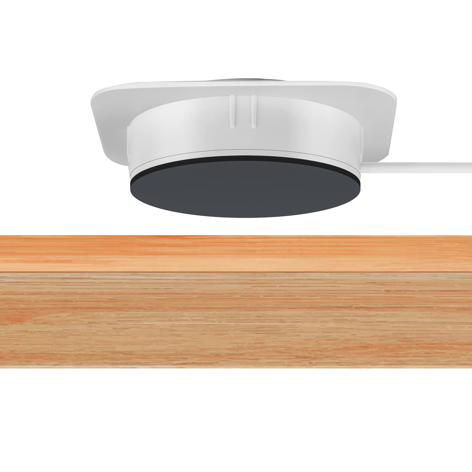 Kalb | QI szybka ładowarka do zabudowy 15 W biała 7,5 cm Ø - Smart Wireless USB Charger, port USB, port USB-C