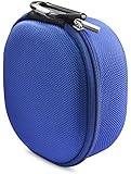 Flycoo - Funda de almacenamiento portátil para altavoz Bose Soundlink Micro Bluetooth con correa para cable USB y otros accesorios (azul)