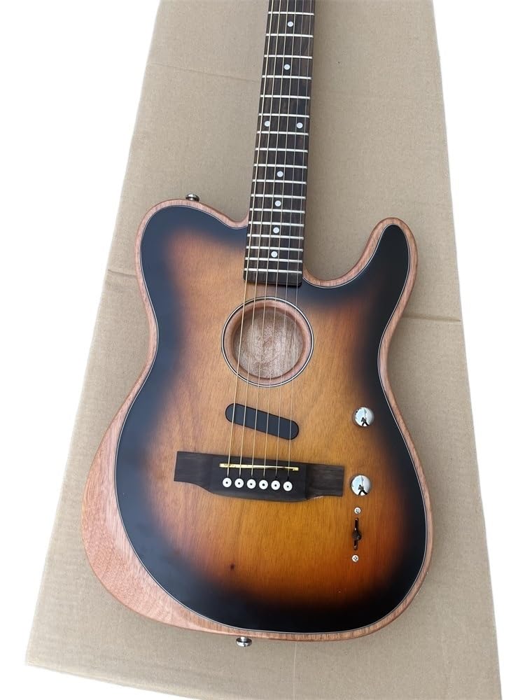 Amazon | カスタム 6 弦エレクトリック ギター、スプルース パネル