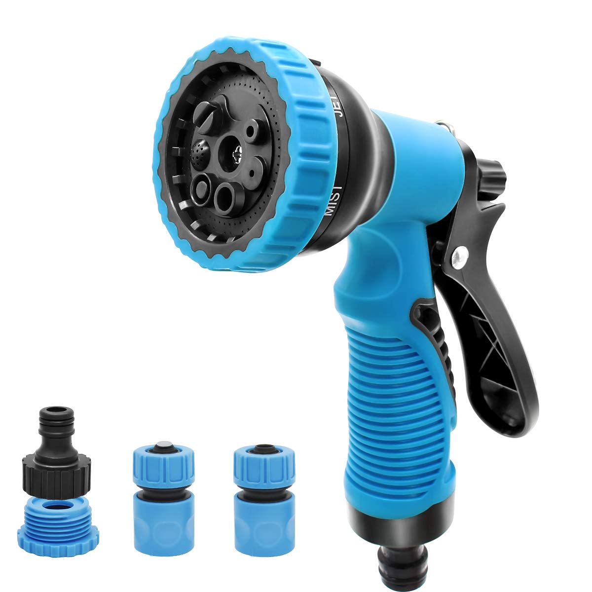 Buy Garden Hose Nozzle,7 Adjust Watering Patterns Water Hose Nozzle Sprayer,High Pressure,Anti
