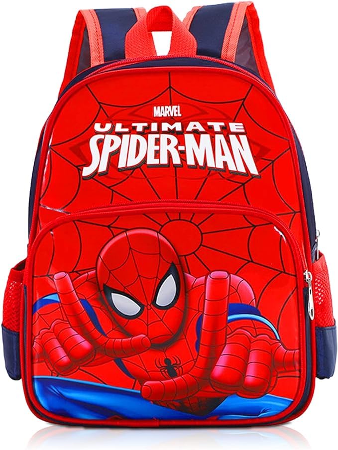 Zaino Scuola Per Bambini 10L Con Tasche E Riflettenti - Per Asilo E Gite 3-8 Anni