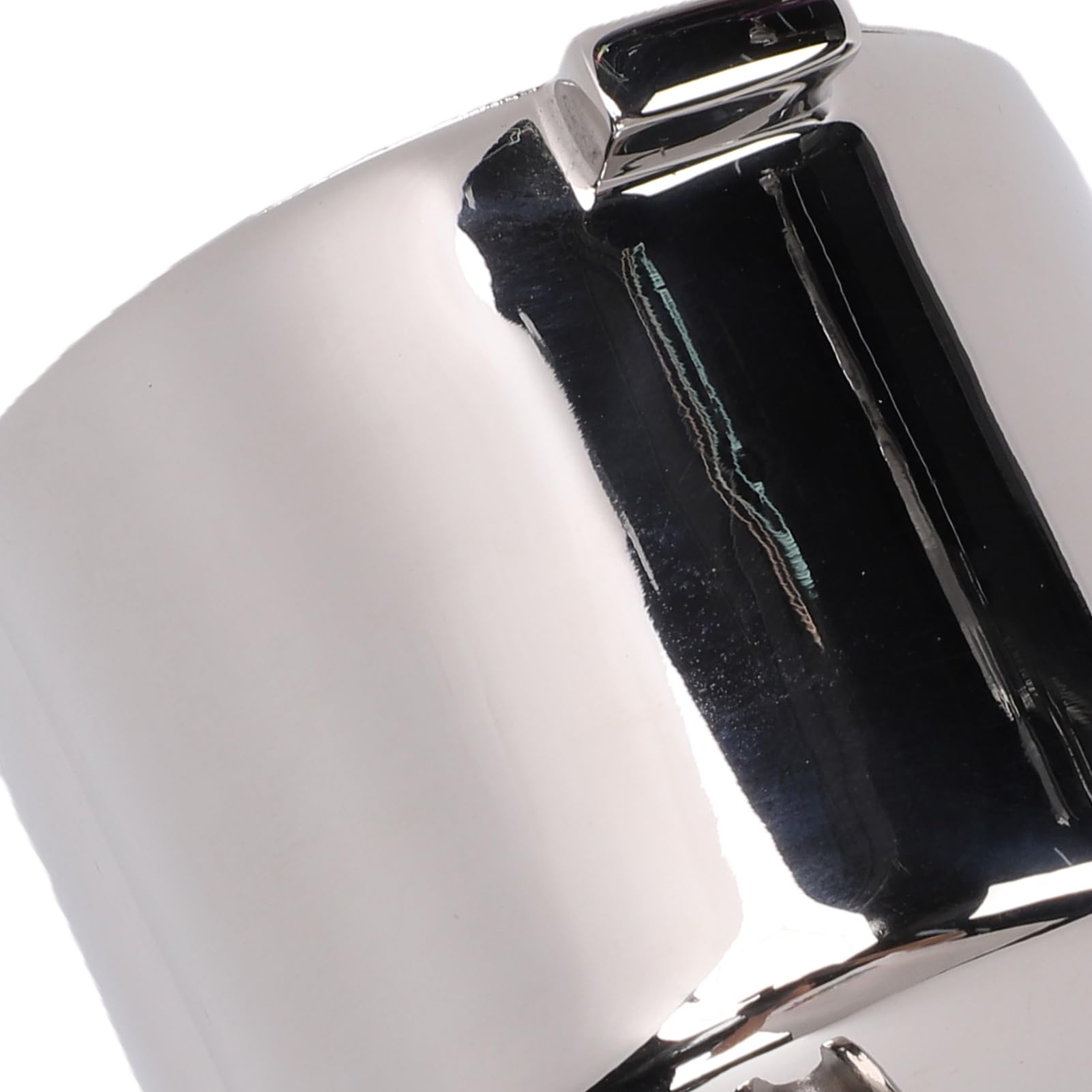 Haofy Portafiltro a 3 Orecchie da 51 Mm, Manico in Noce, for Macchina da | Impugnatura in Noce, Testa in Acciaio 304, Fondo Nudo, Adatto a EC9155/9255/9355/9665/9865