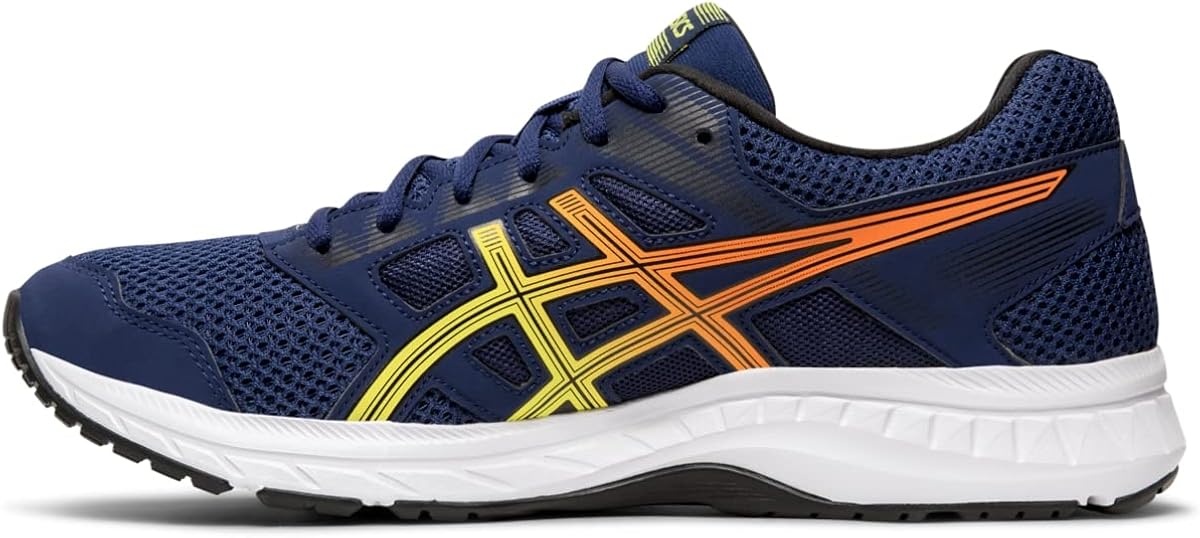 ASICS Men's Gel-Contend 5 Running Shoes 10 Blue Expanse/Sour Yuzu