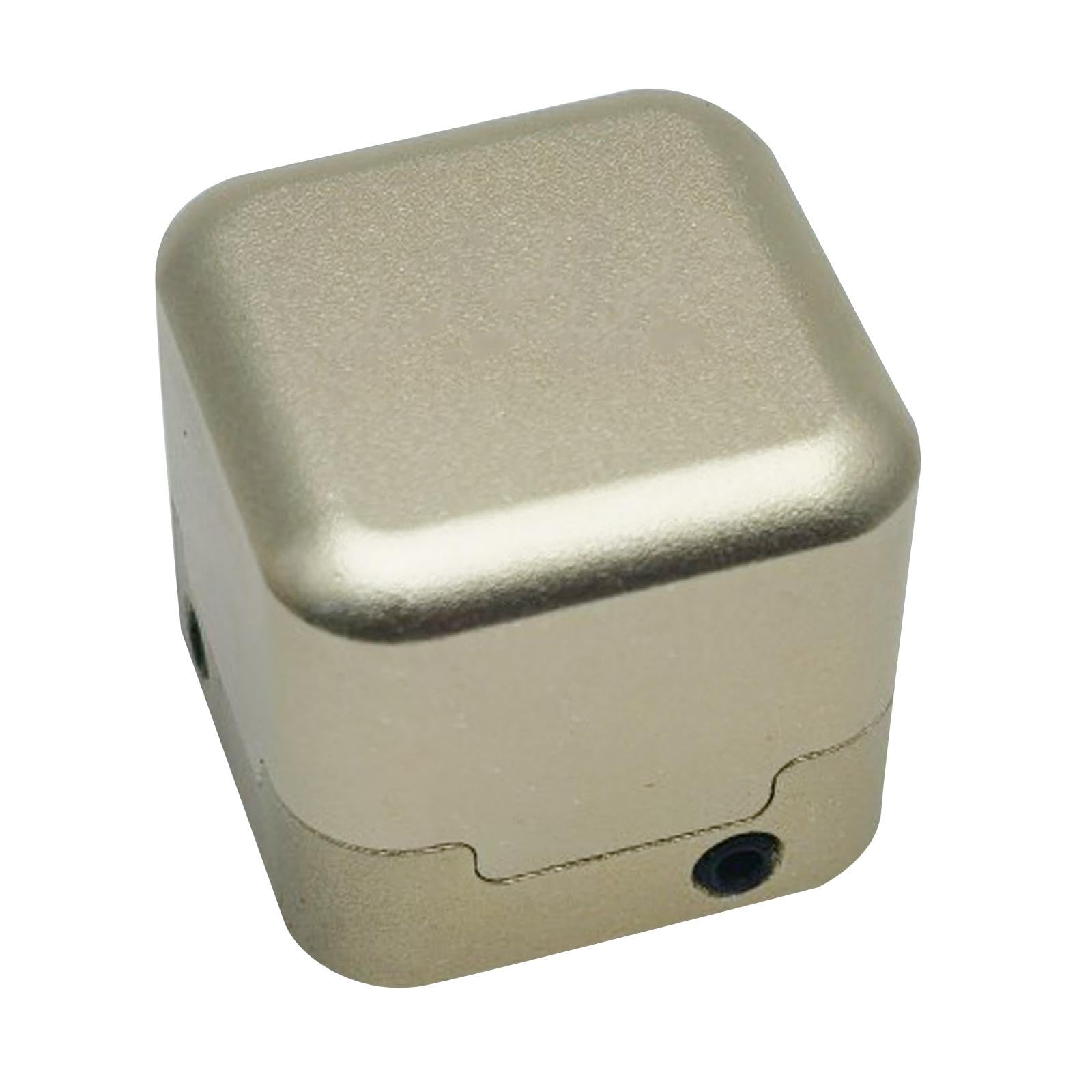 QSTDGVPW Pool Cue Chalk Holder, Square Chalk Box, Sturdy And Lightweight, Made of Aluminum Alloy, Gold