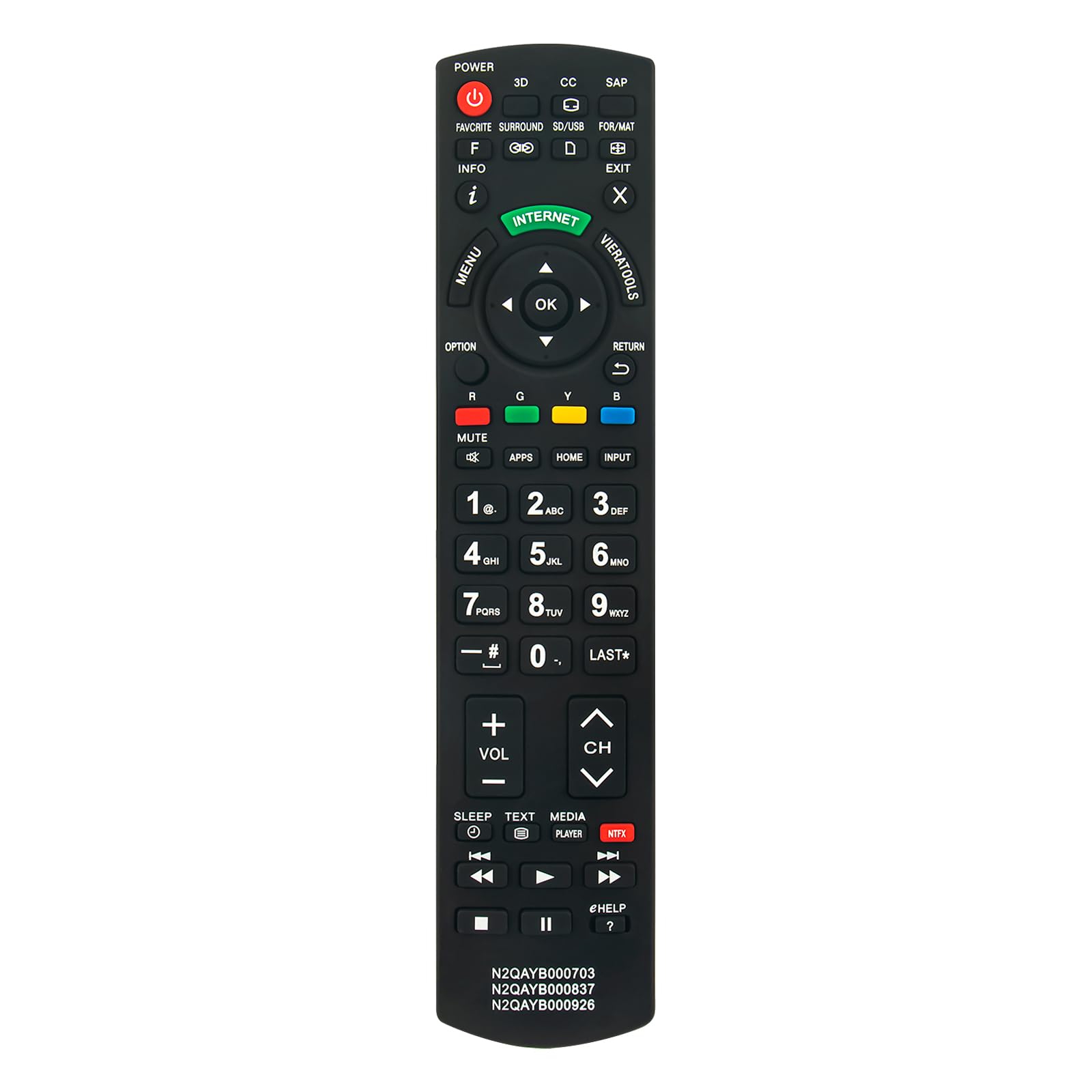 Amazon.com: N2QAYB000703 N2QAYB000837 N2QAYB000926 Replace Remote