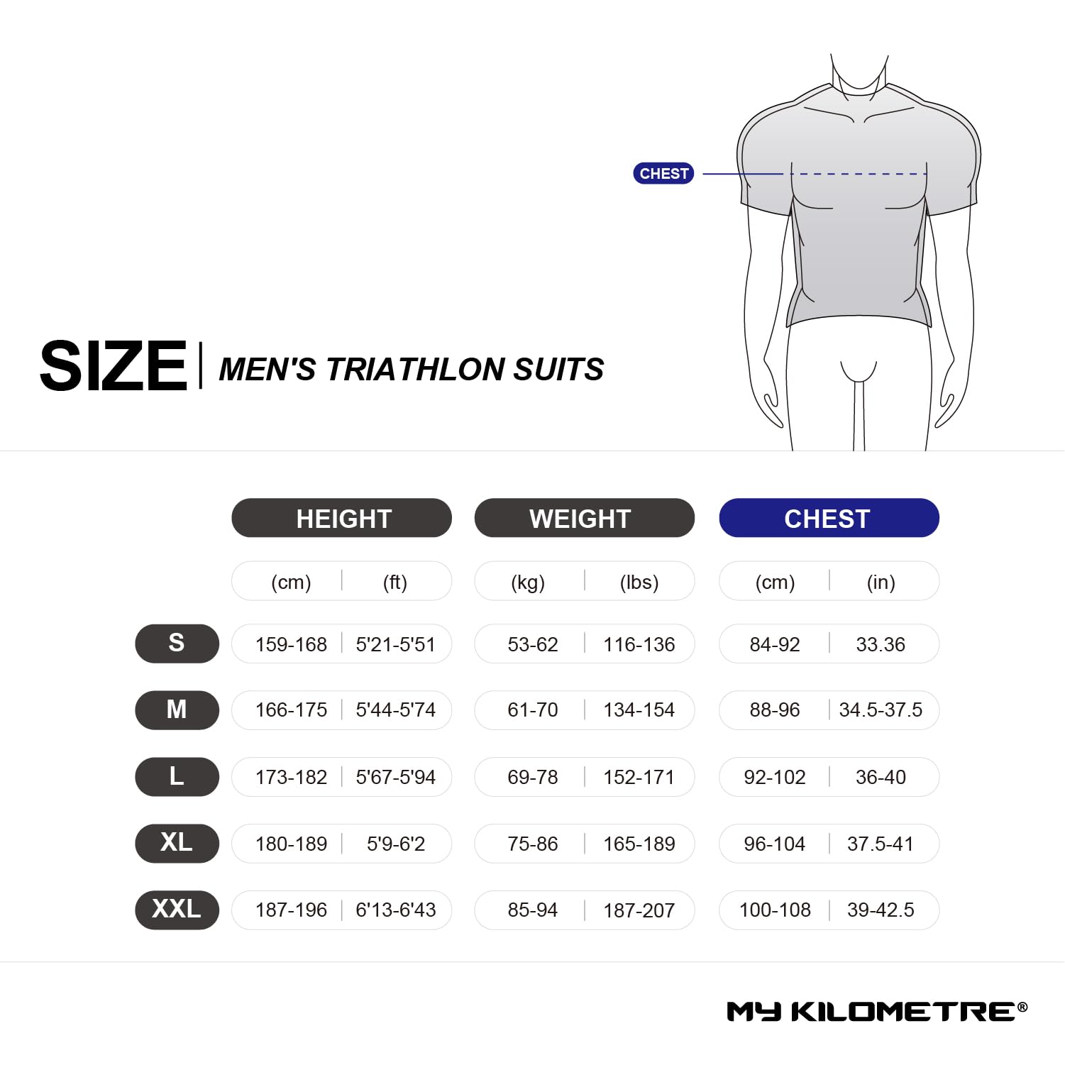 MY KILOMETRE Traje de Triatlón para Hombre Sin Mangas - Trisuit Transpirable y de Secado Rápido con Bolsillo Trasero para Competición y Entrenamiento UPF 50+