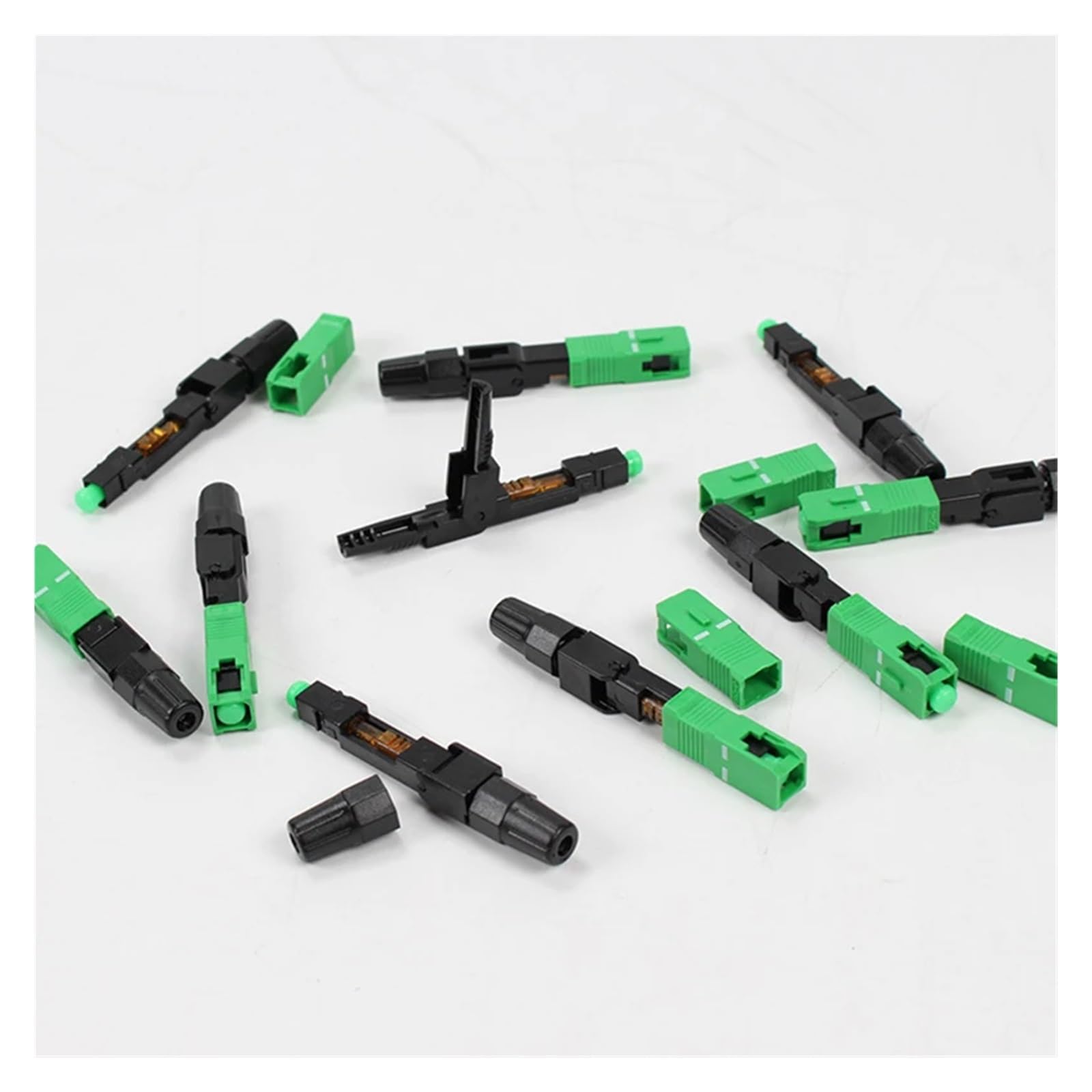 Épisseur de Fibre Optique Kit d'outils Rapides for Fibre Optique FTTH SC UPC, 100 pièces/50 pièces, connecteurs de for Tests(50pcs Scupc)