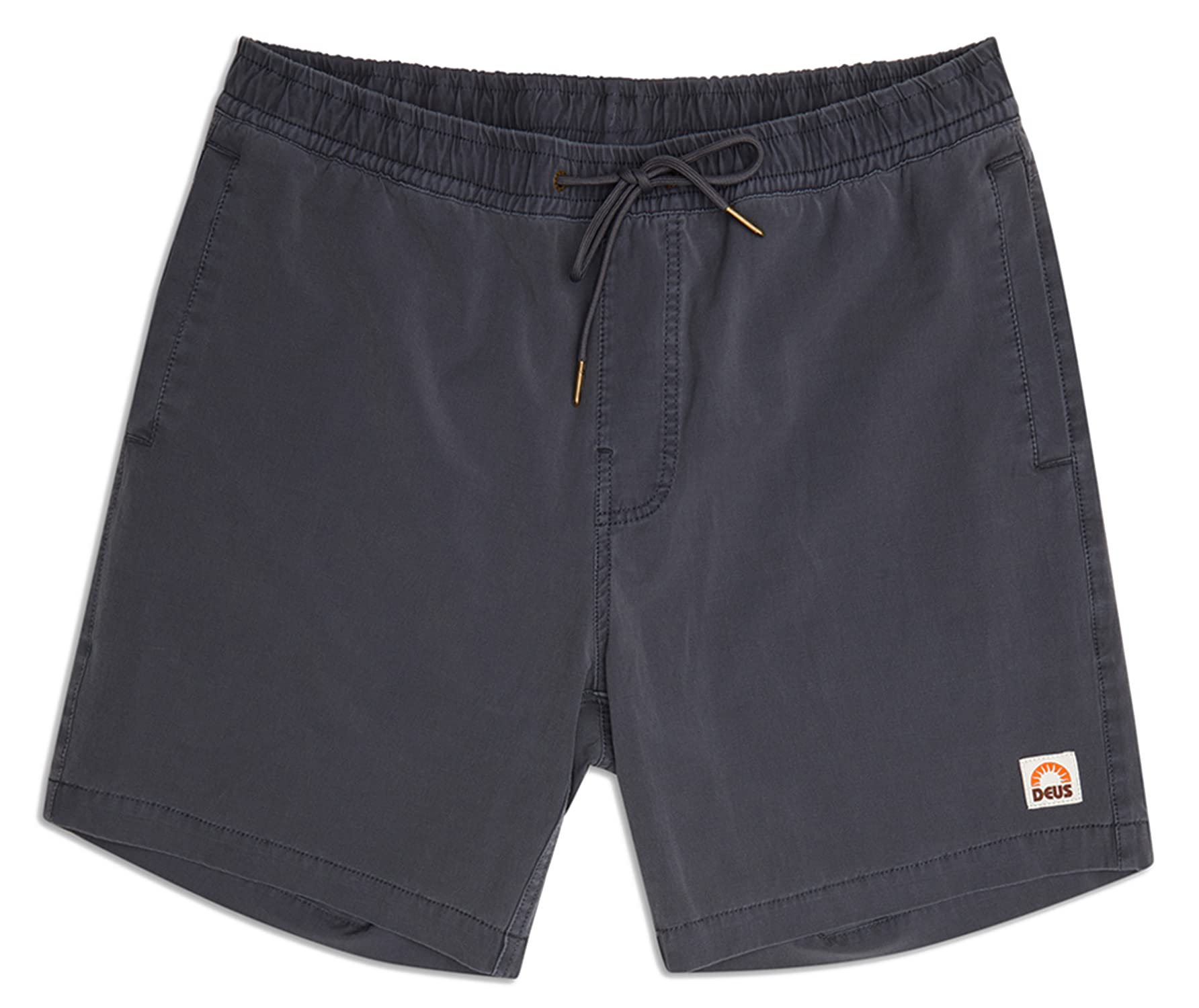 Deus ex machina Deus Ex Machine Sandbar Garment Dye Mesh Boardshort Shadow Black Costume da bagno da uomo, Nero , L