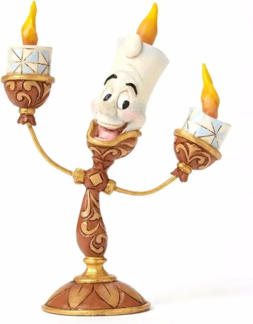 Disney Traditions Beauty Beast Figurine: Ooh La La Lumiere Resin Figure