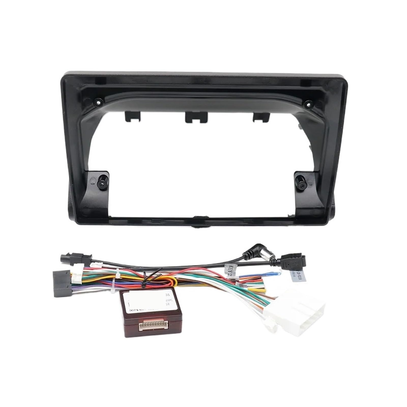 Montaje Autoradio Marco Adaptador de Panel salpicadero Compatible con Renault Sandero 2021 LHD 10 Pulgadas, Caja CANbus, decodificador, Radio Audi
