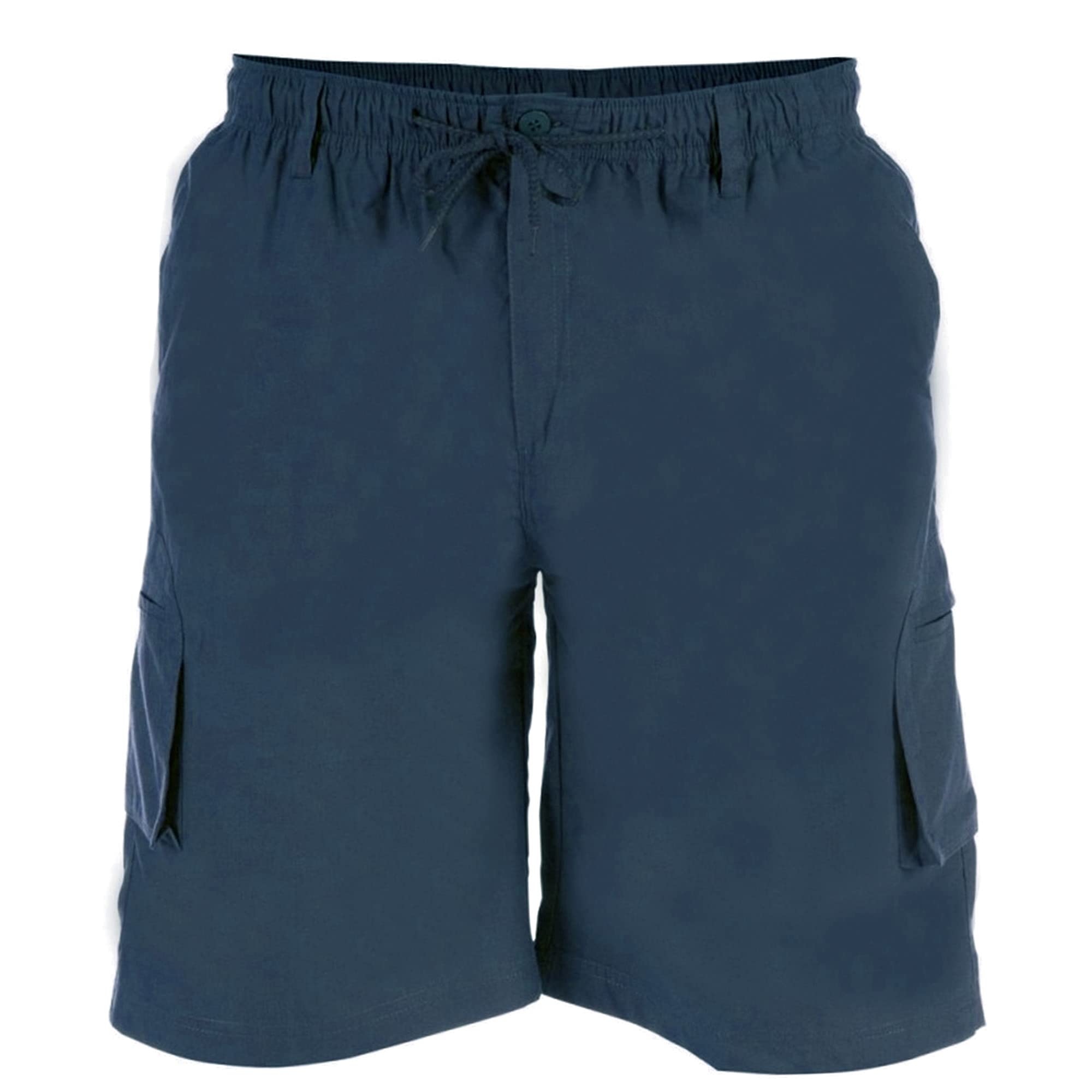 D555 Duke Mens Nick Big Tall Cargo Shorts - Navy - 3XL