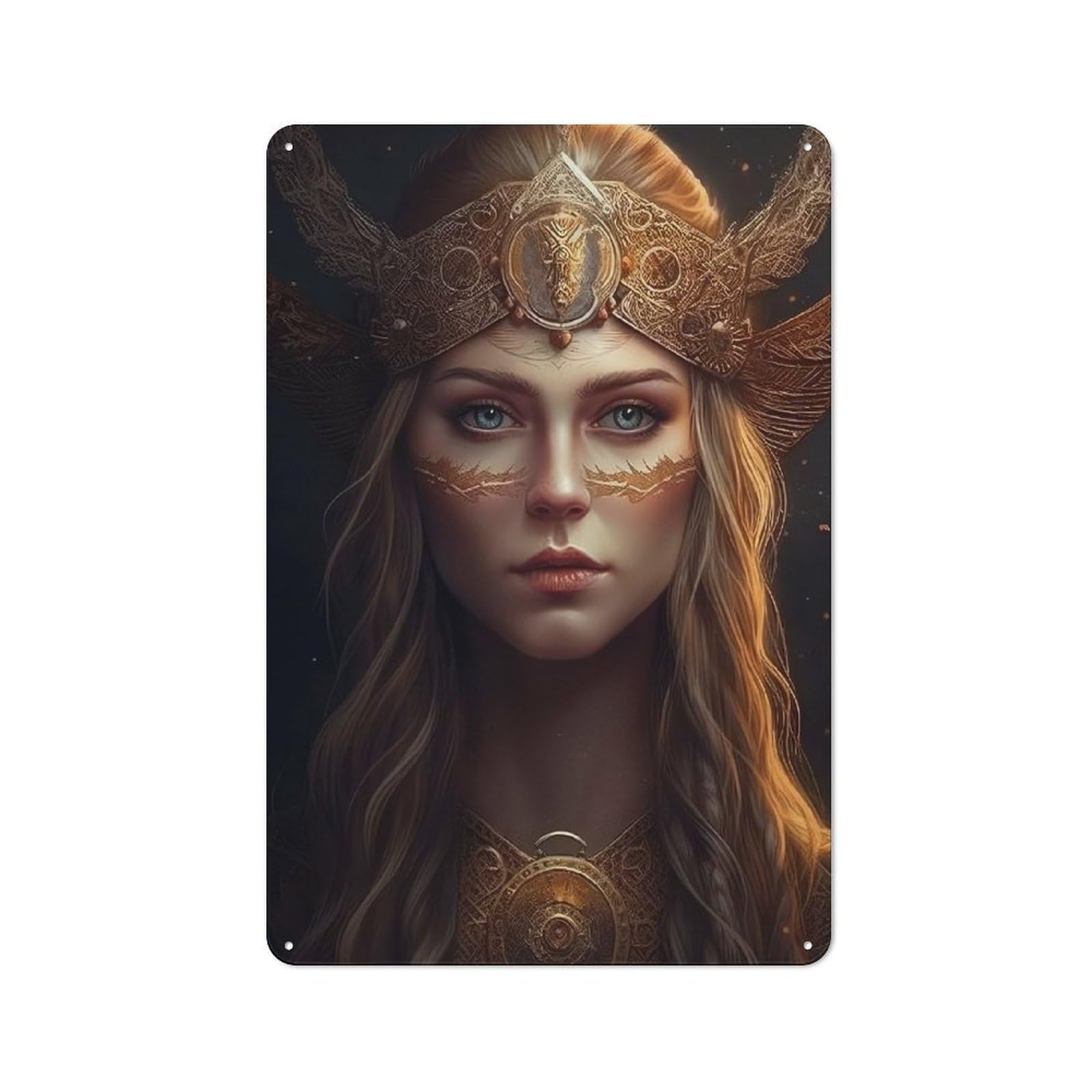 Tin Wall Plaque 30x20cm with Frigg for Pub Or Café, for Hospitality Wall Decor Collectors