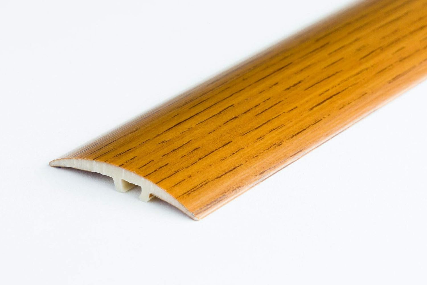 Aluminium Carpet Cover Wood Effect Threshold Transition Strip 35mm Door