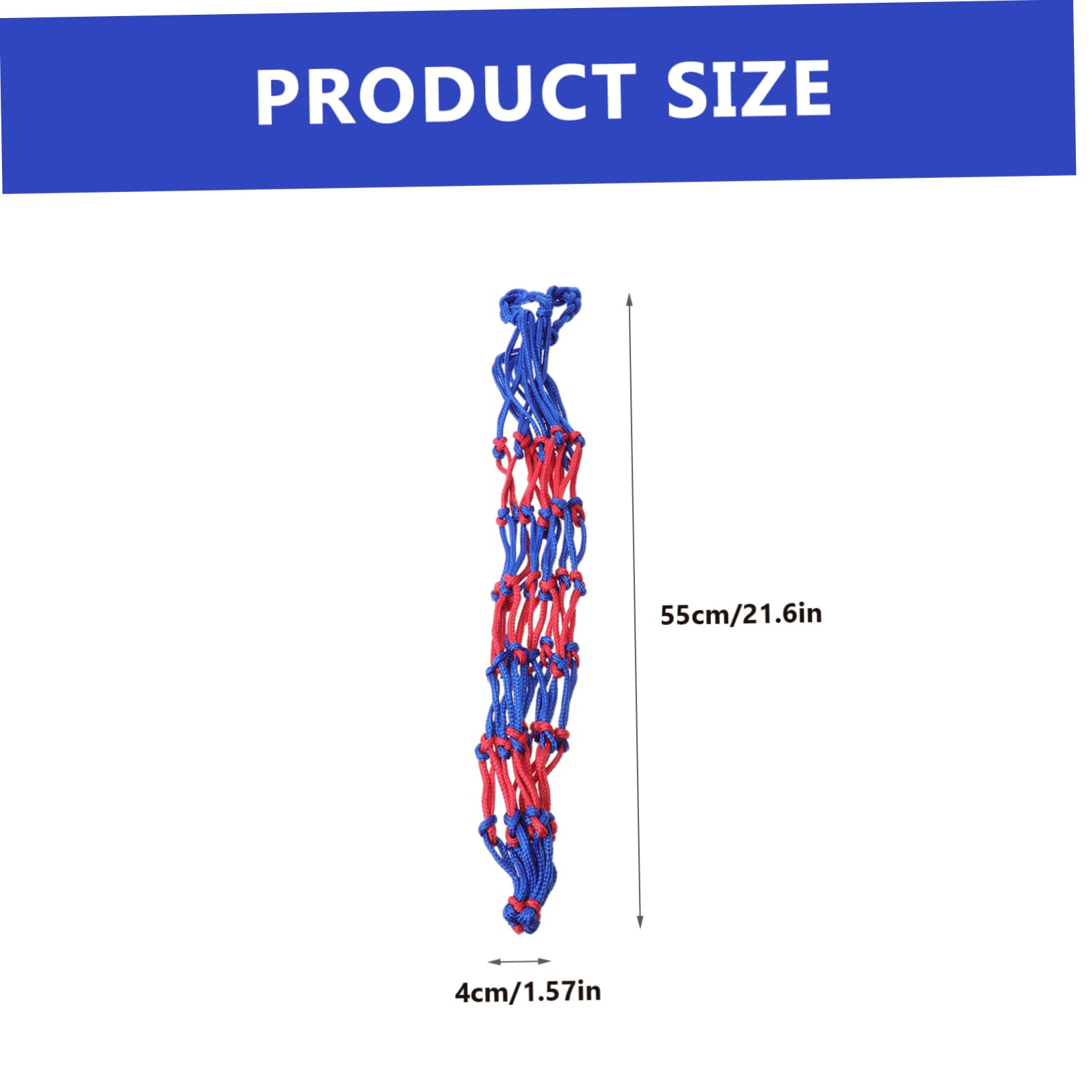 OSOLADY 2Pcs Durable Mesh Storage Pouches for Basketball Soccer and Volleyball Thickened Ball for School Sports Equipment and Garage Sports Storage