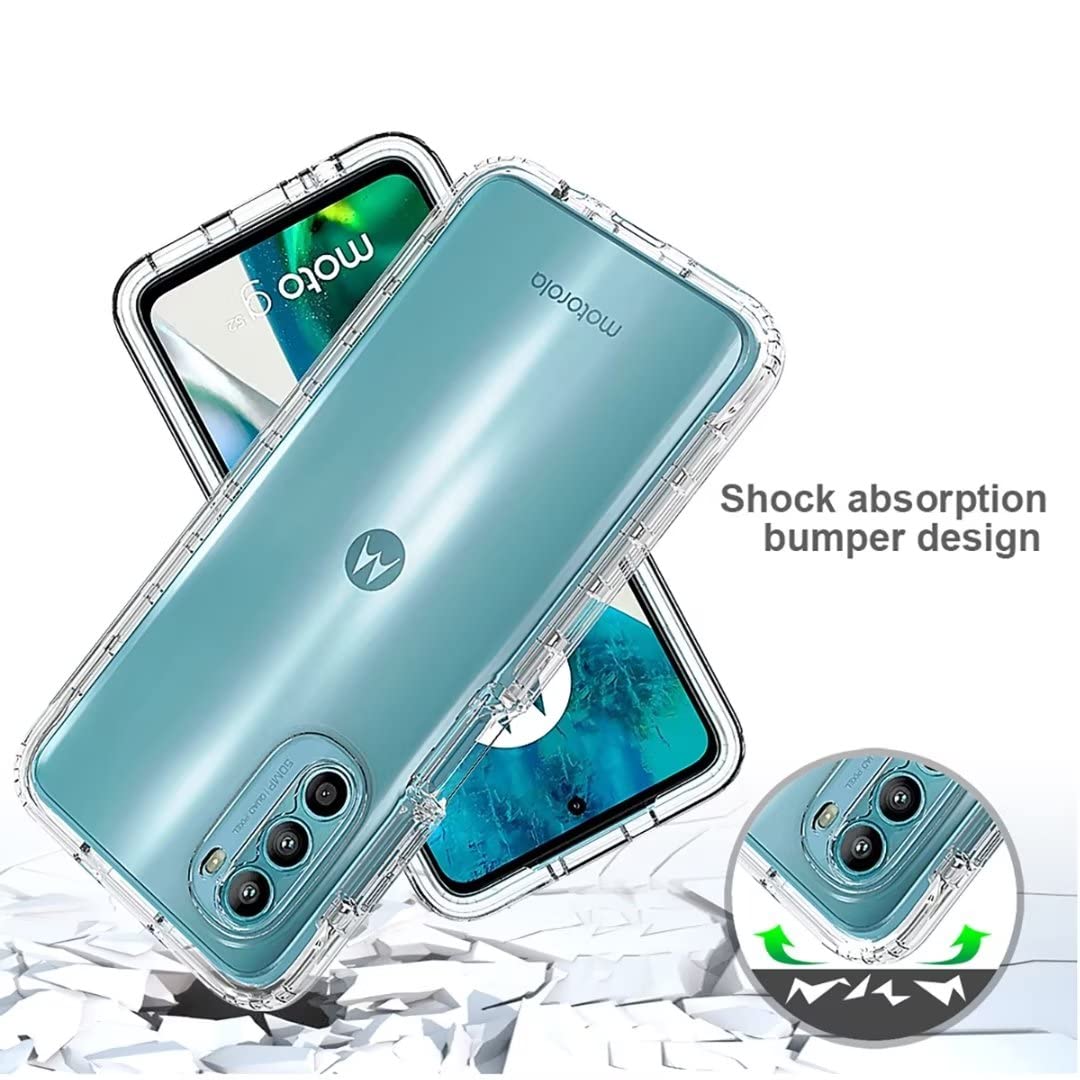 JIAFEI Coque pour Motorola Moto G22 Étui Protecteur en Souple Silicone