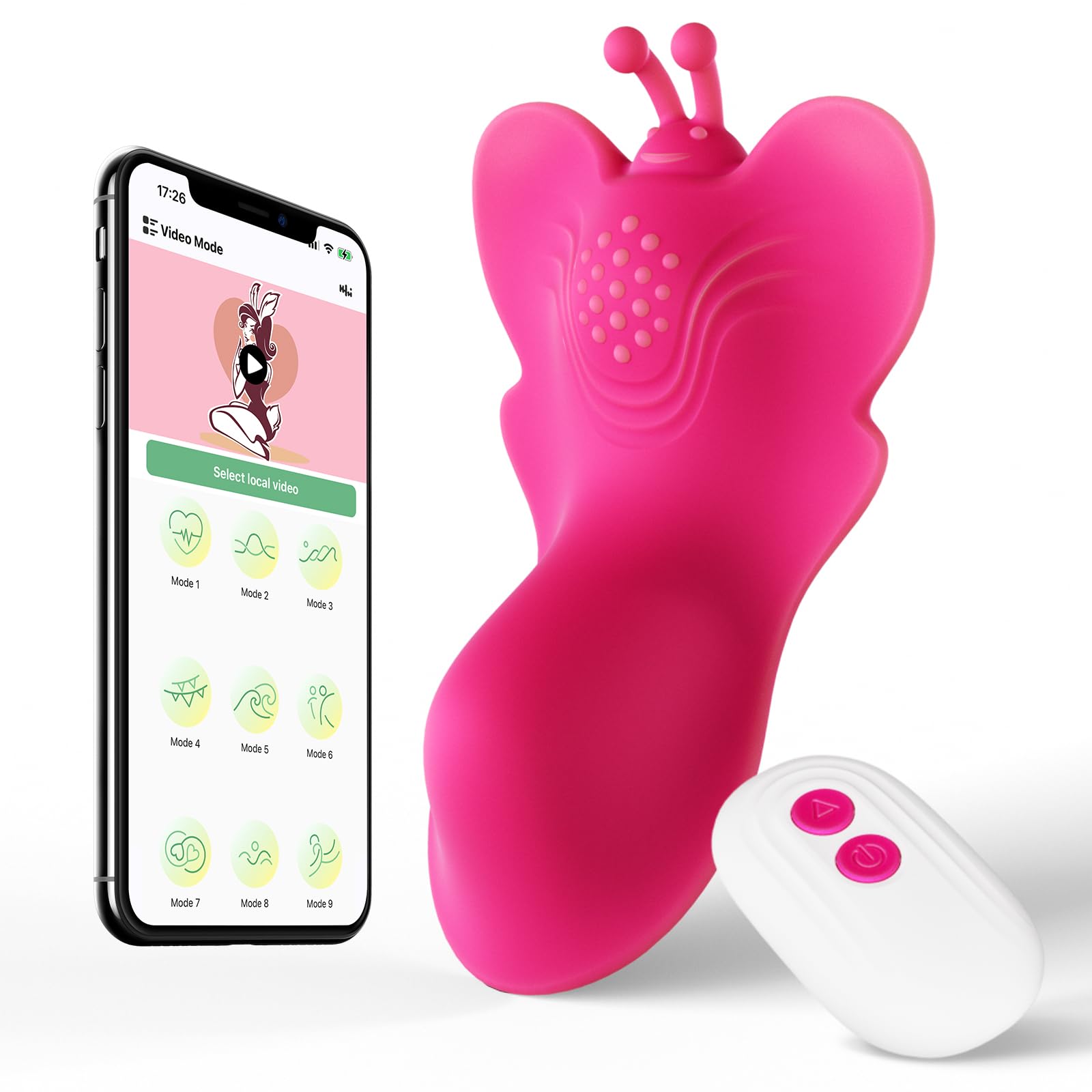 Amazon.com: Wearable & Butterfly Vibrator– APP Remote Control Panty Vibrator  Stimulator Novelties Clitoral Toys with 9 Vibration Modes, Mini Discreet  Adult Sex Toy for Women Couple Play : Health & Household