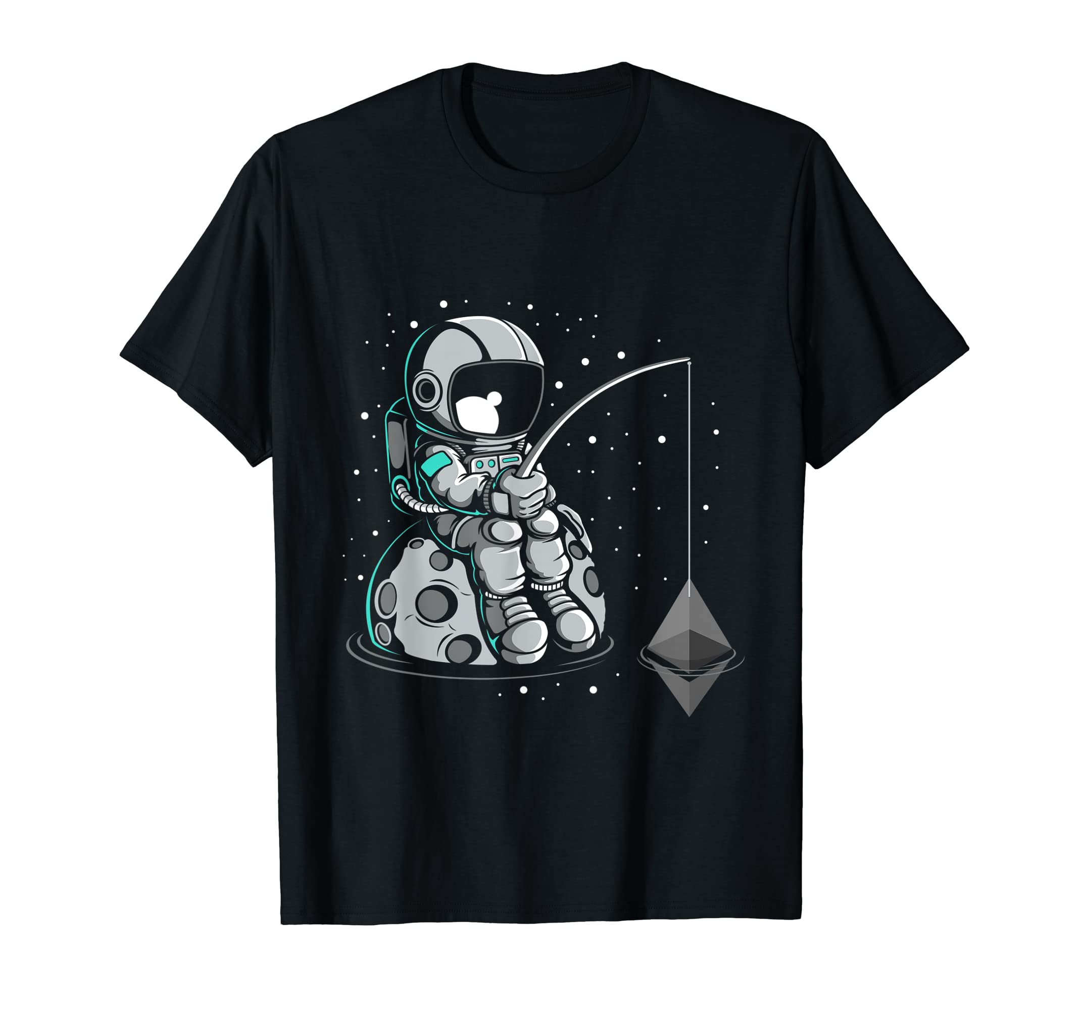 Ethereum Fishing, Crypto Bullrun ETH Token Rich Millionaire T-Shirt