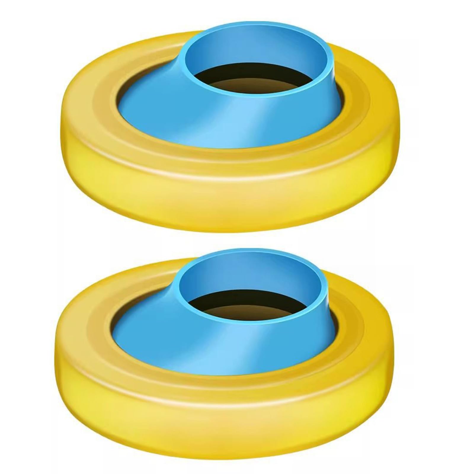 Toilet Shifts Flange Gasket Elasticity & Resistance Toilet Base Sealing Rings Set for Bathroom Maintenance Upgrades Flange Seal Rings Flexible Rubber Not Leakages Solution Relocation