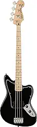 Squier Affinity Series Jaguar Bass, preto, Maple Fingerboard