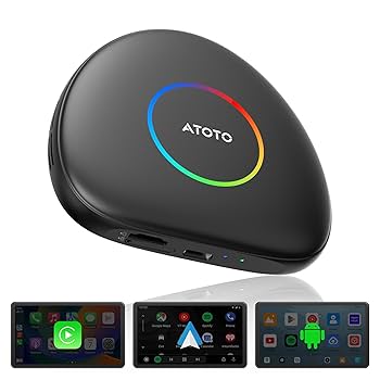 【新品未開封】ATOTO 車載スマートボックス ATOTO CB4Bワイヤレスアダプター｜CarPlay対応・4G+32G・動画